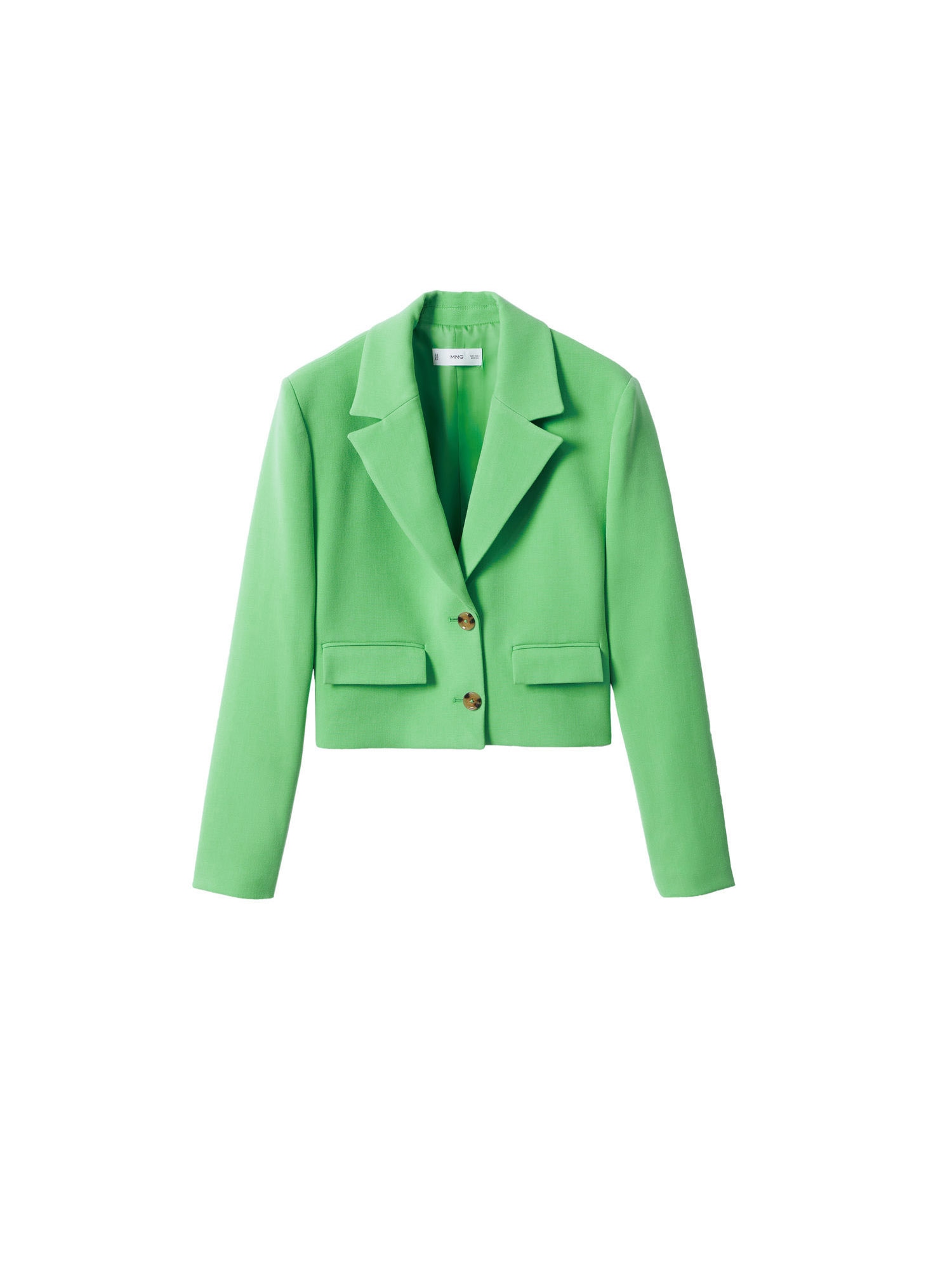 MANGO Blazer 'BOTONI'  svetlo zelena
