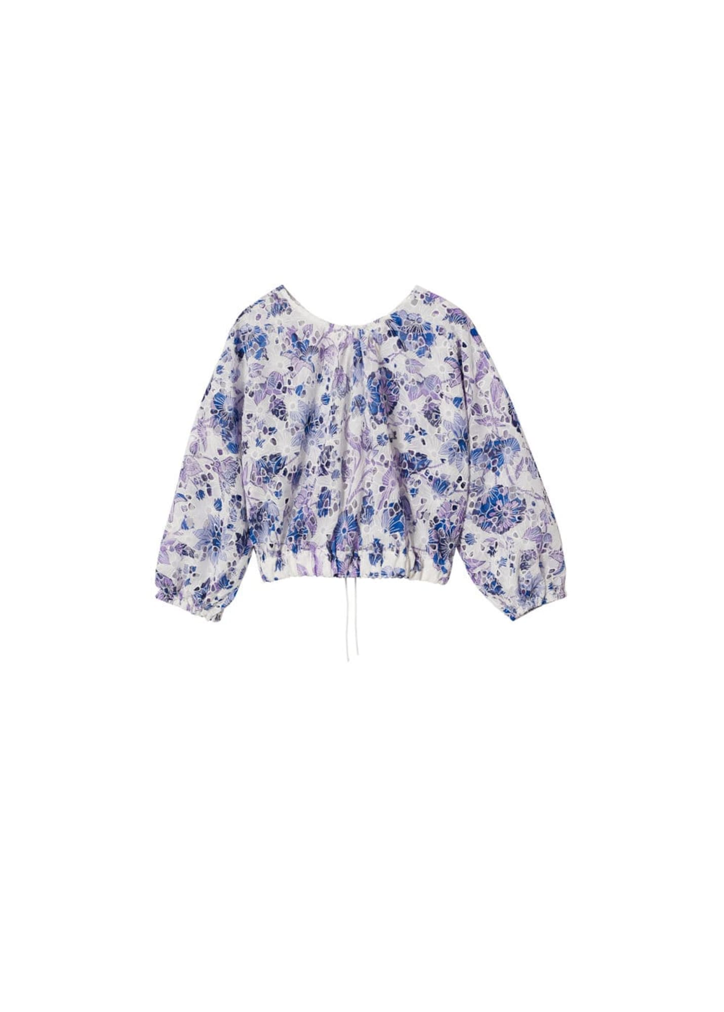 MANGO Bluza 'Rumba'  modra / lila / bela