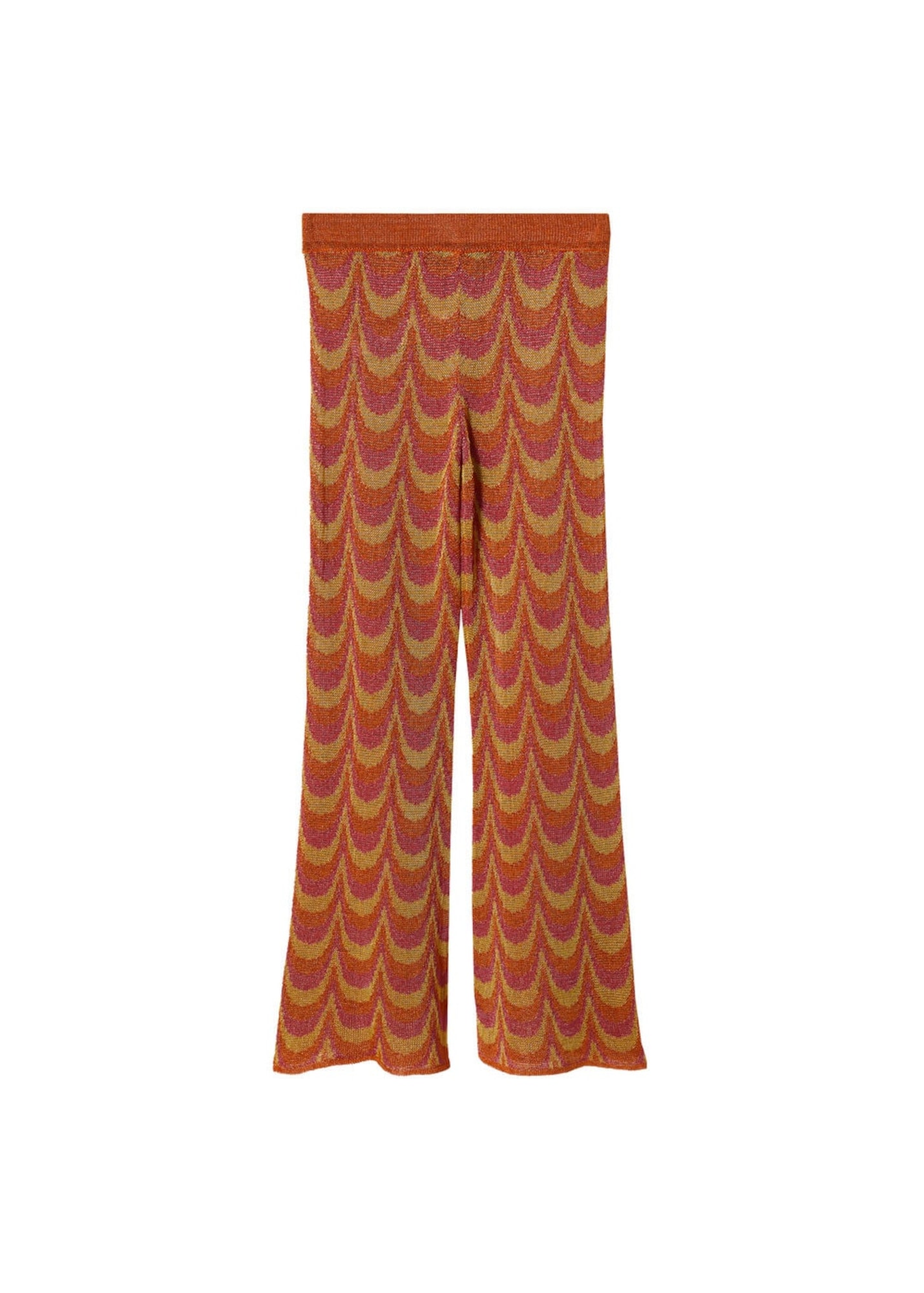 MANGO Hlače 'Hawai'  rumena / oranžna