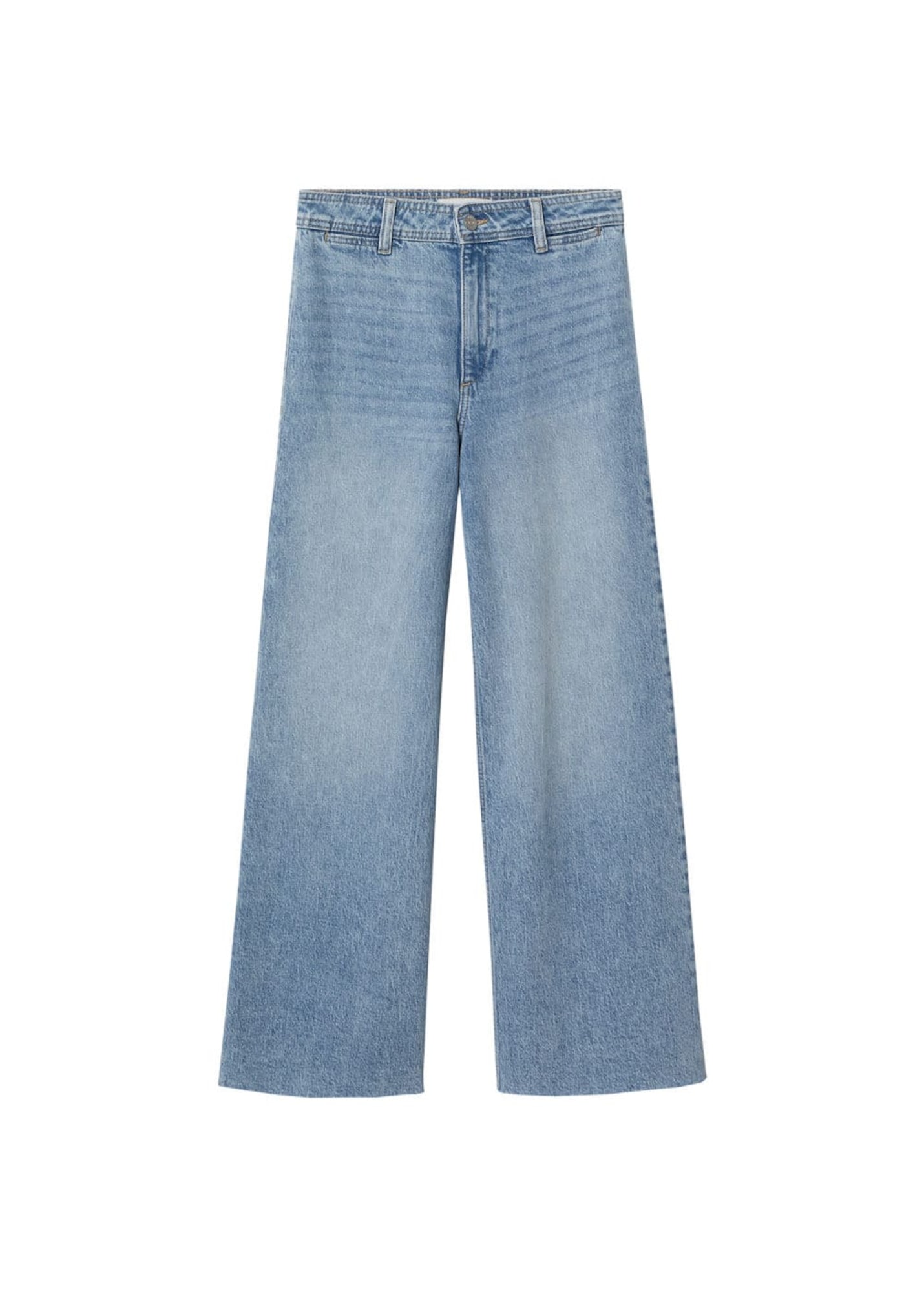 MANGO Kavbojke  moder denim