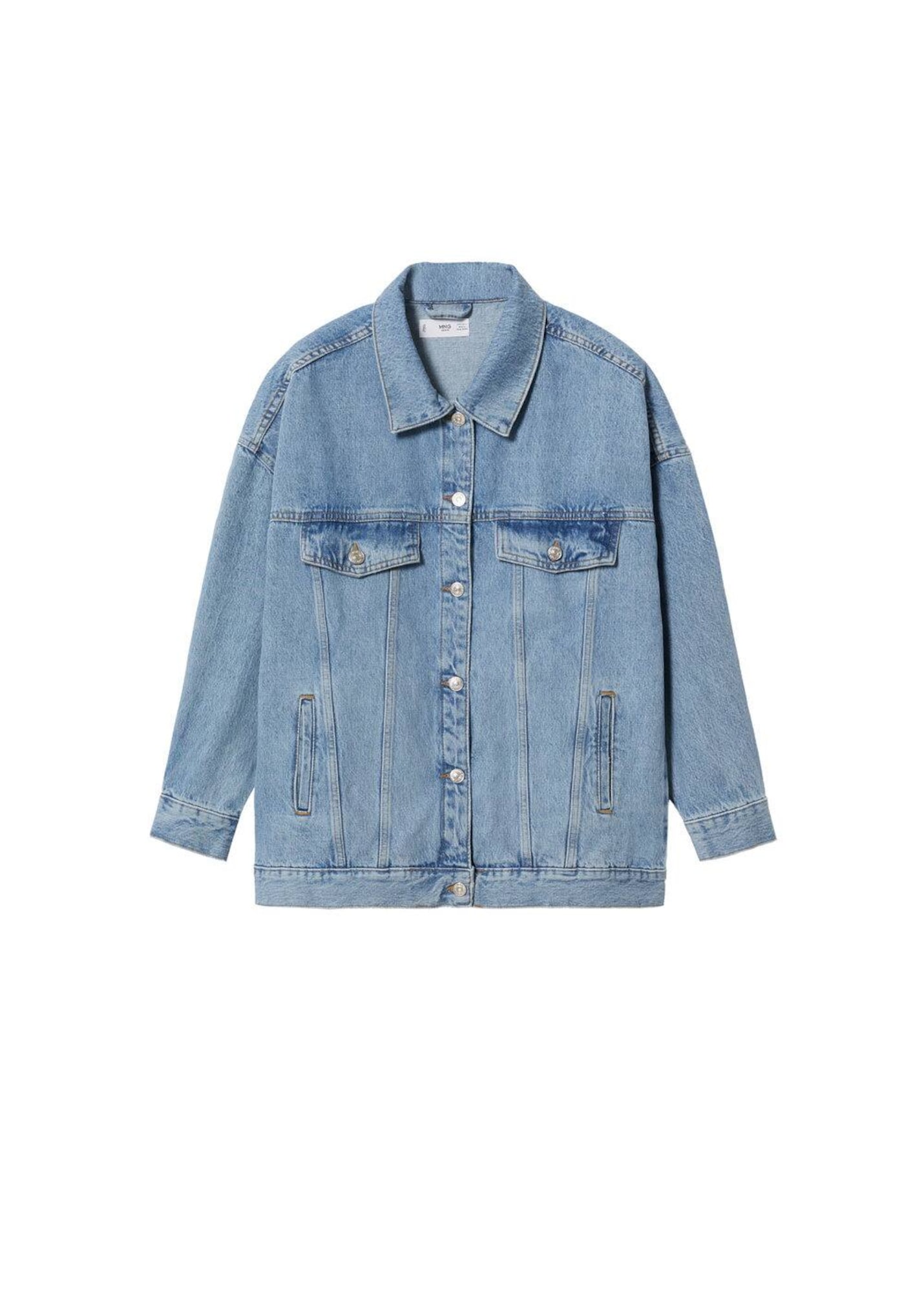 MANGO Prehodna jakna 'Dafne'  moder denim