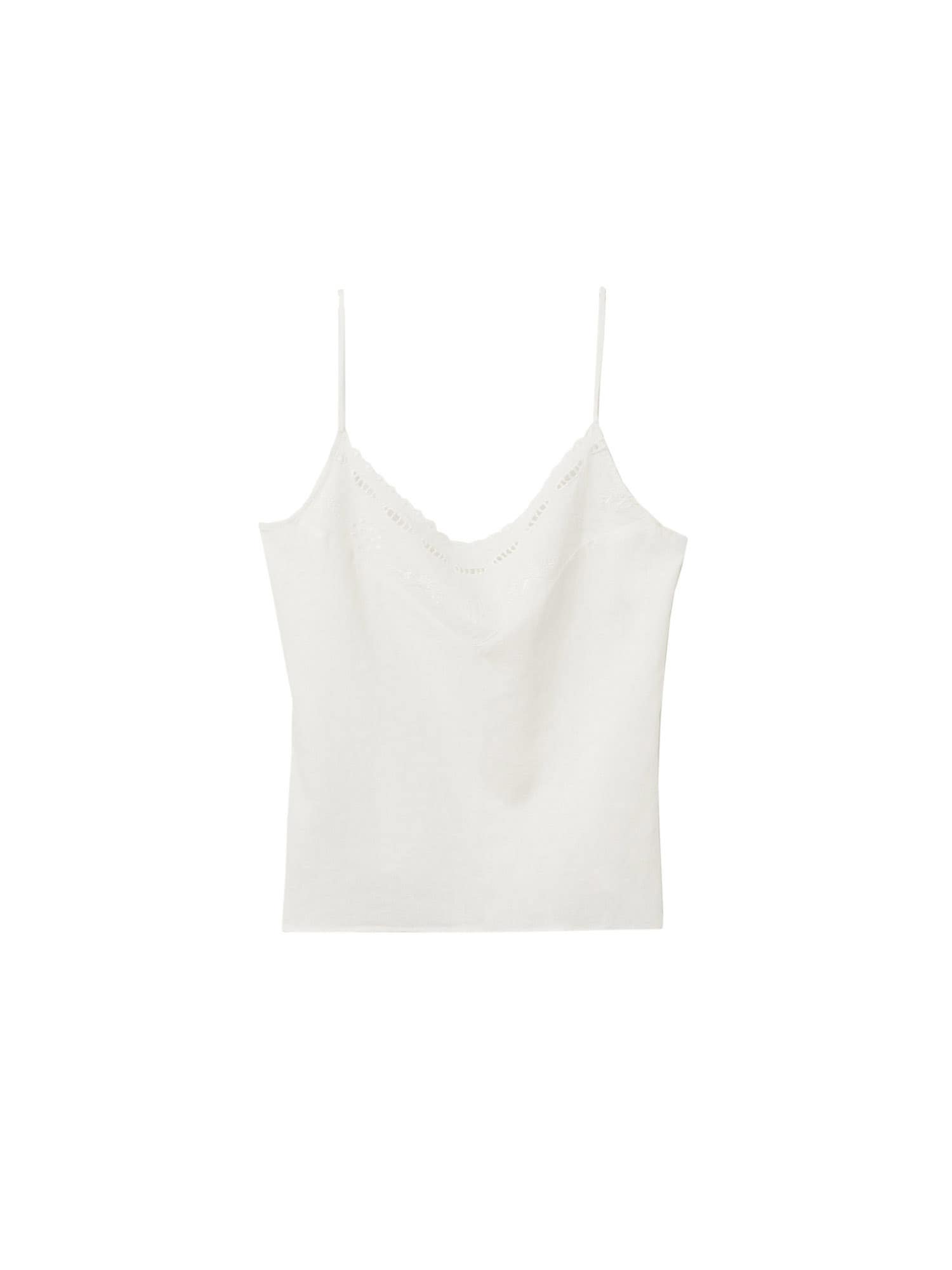 MANGO Top 'FILO'  off-bela