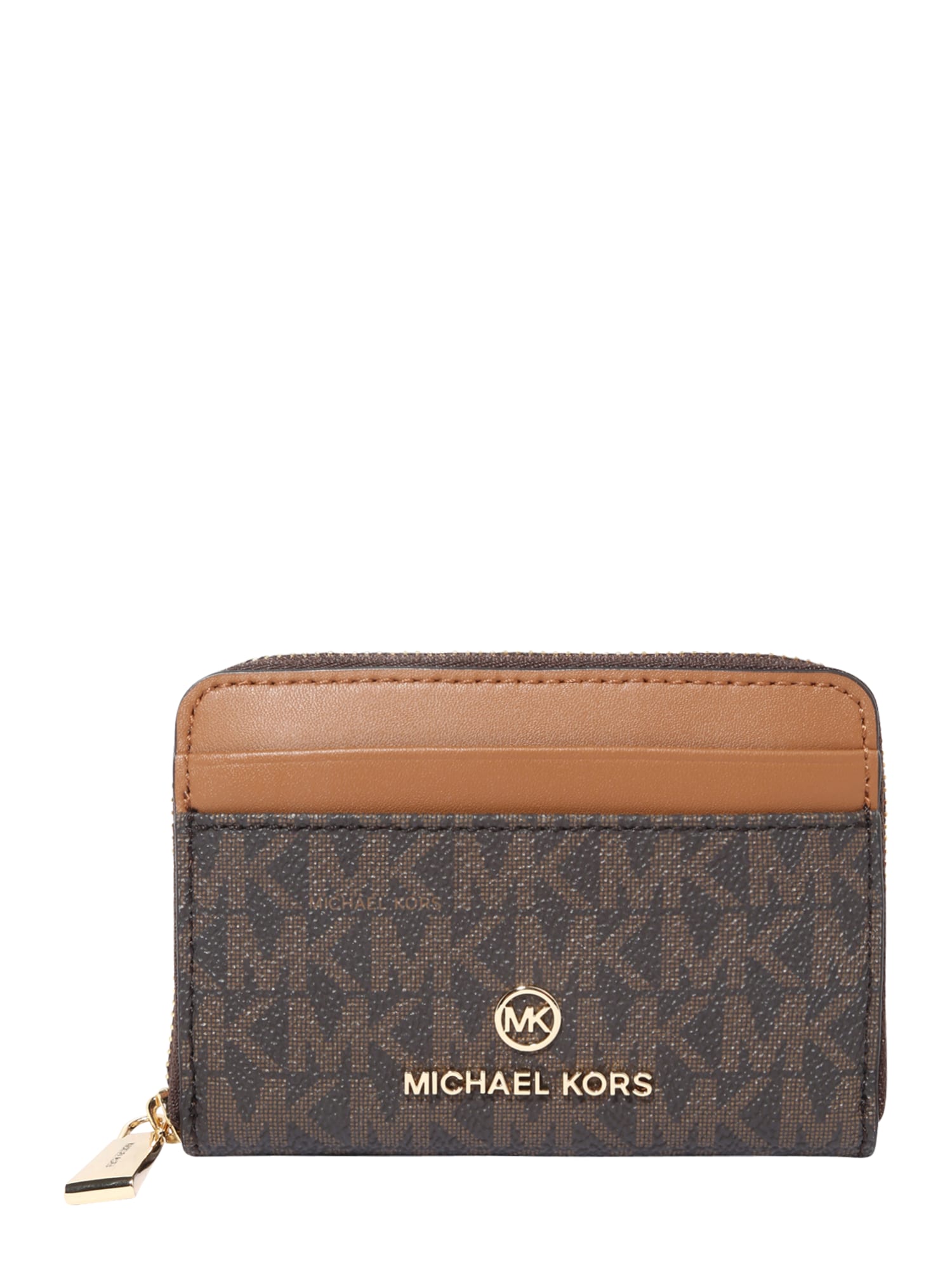 MICHAEL Michael Kors Denarnica  konjak / temno rjava / zlata
