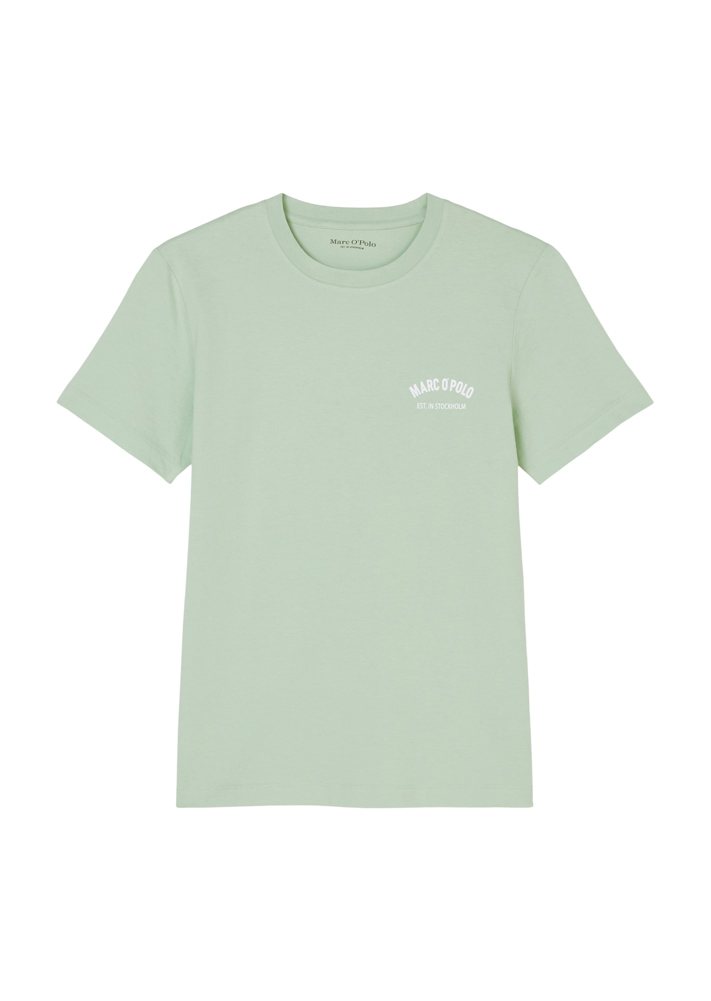 Marc O'Polo Majica  pastelno zelena / bela