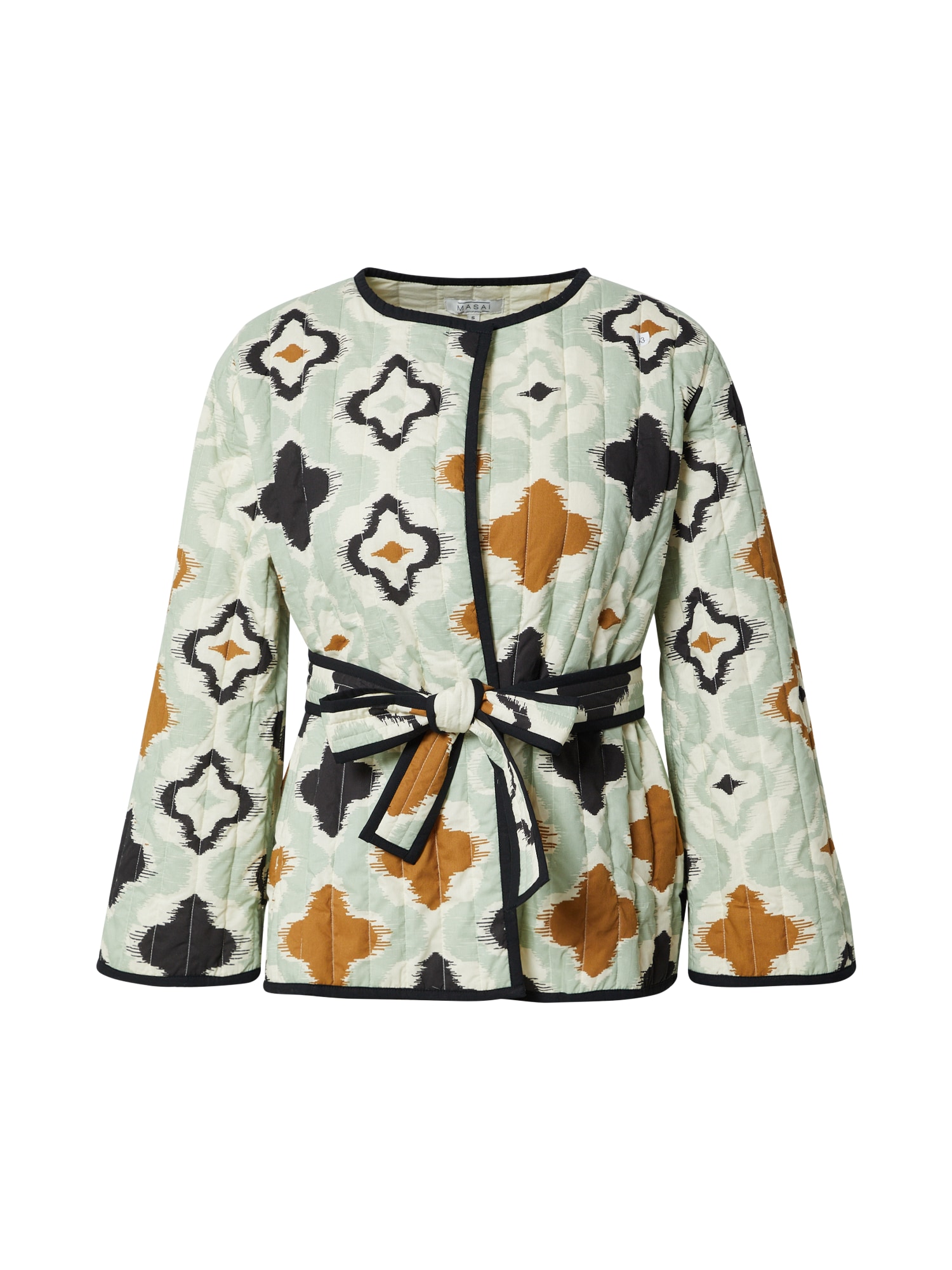 Masai Prehodna jakna 'Jeanice'  rjava / svetlo zelena / črna / bela