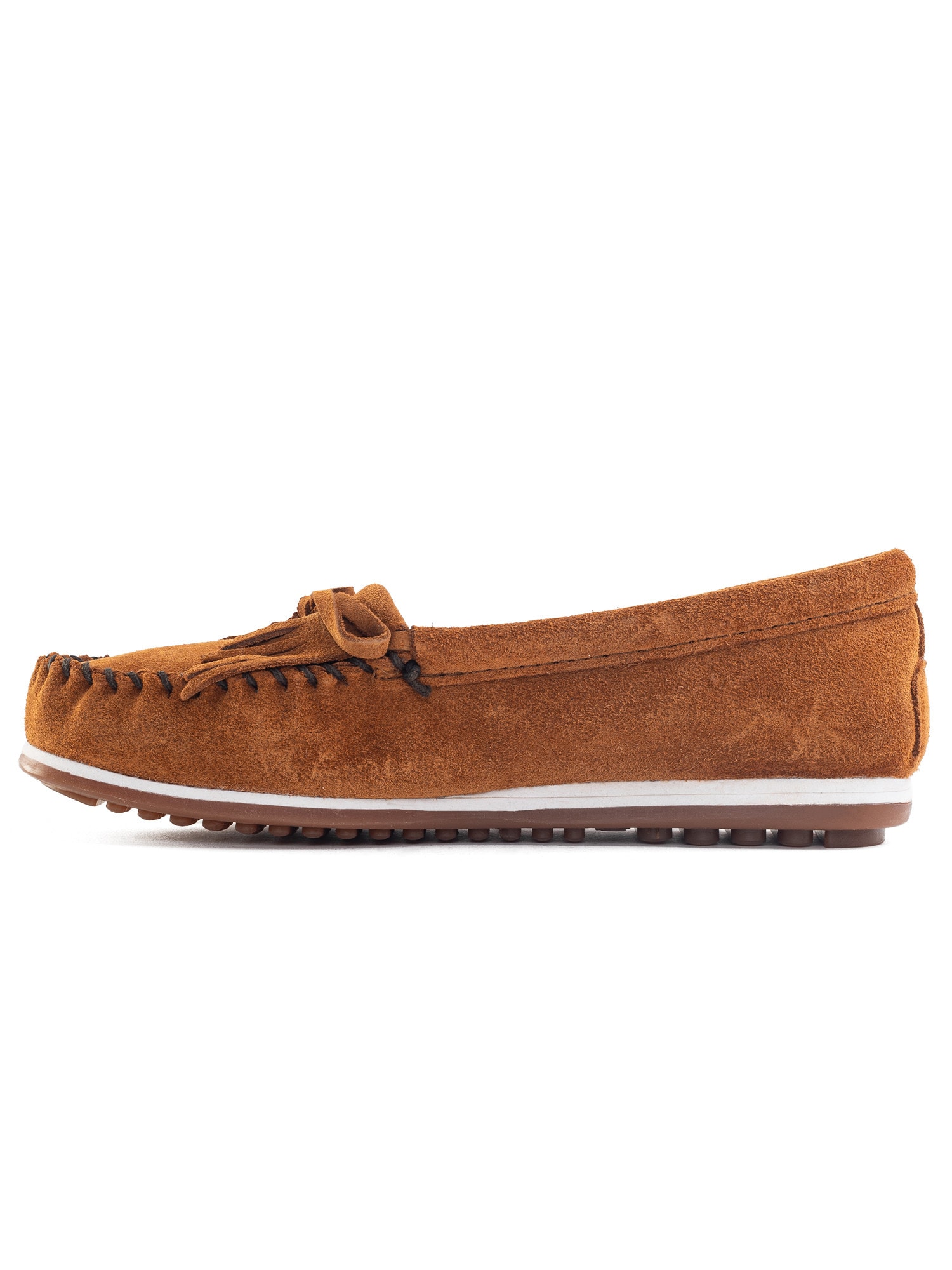 Minnetonka Mokasini 'Kilty plus'  rjava / bela