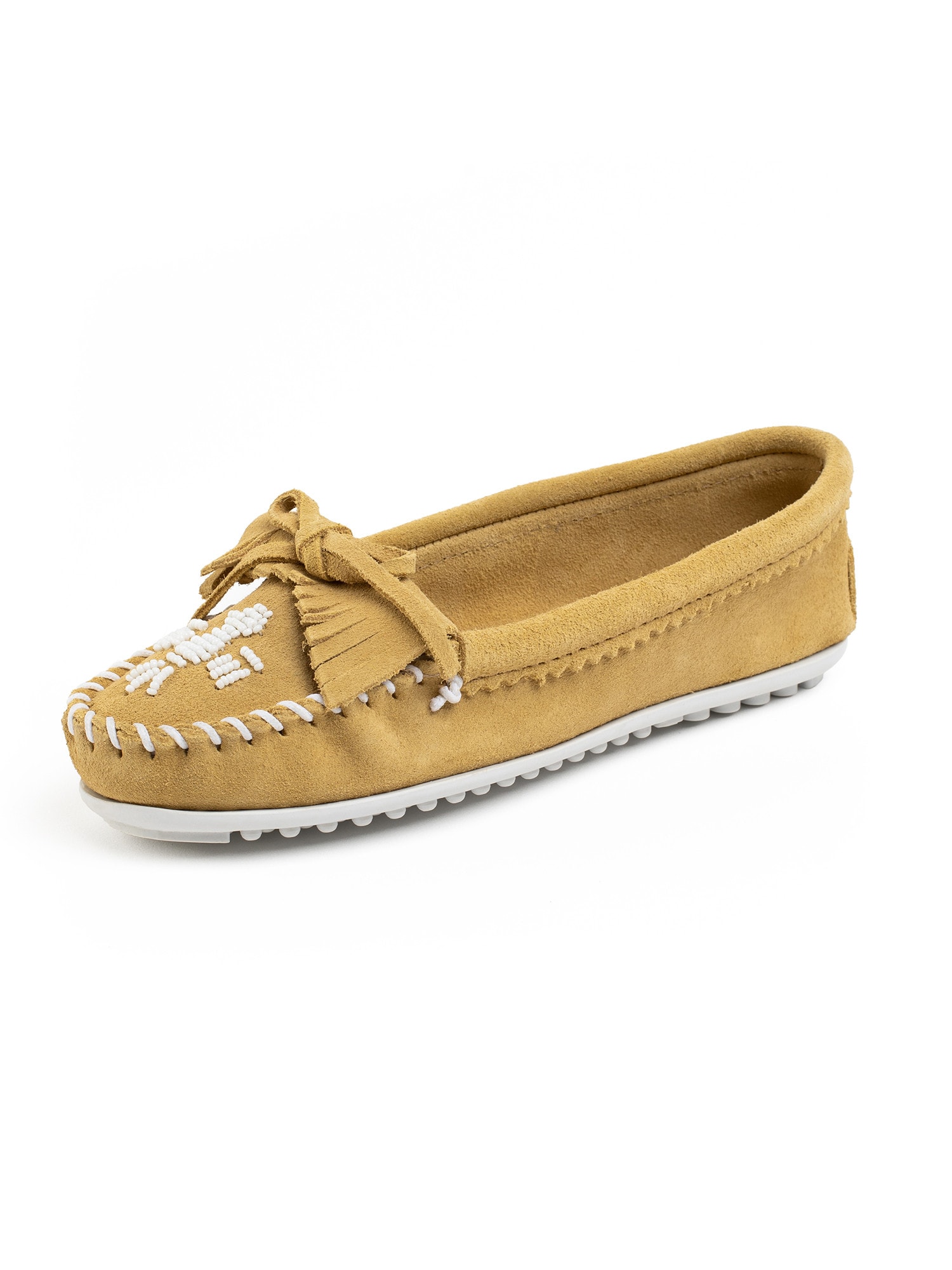 Minnetonka Mokasini 'Thunderbird Limited Edition'  rumena / bela