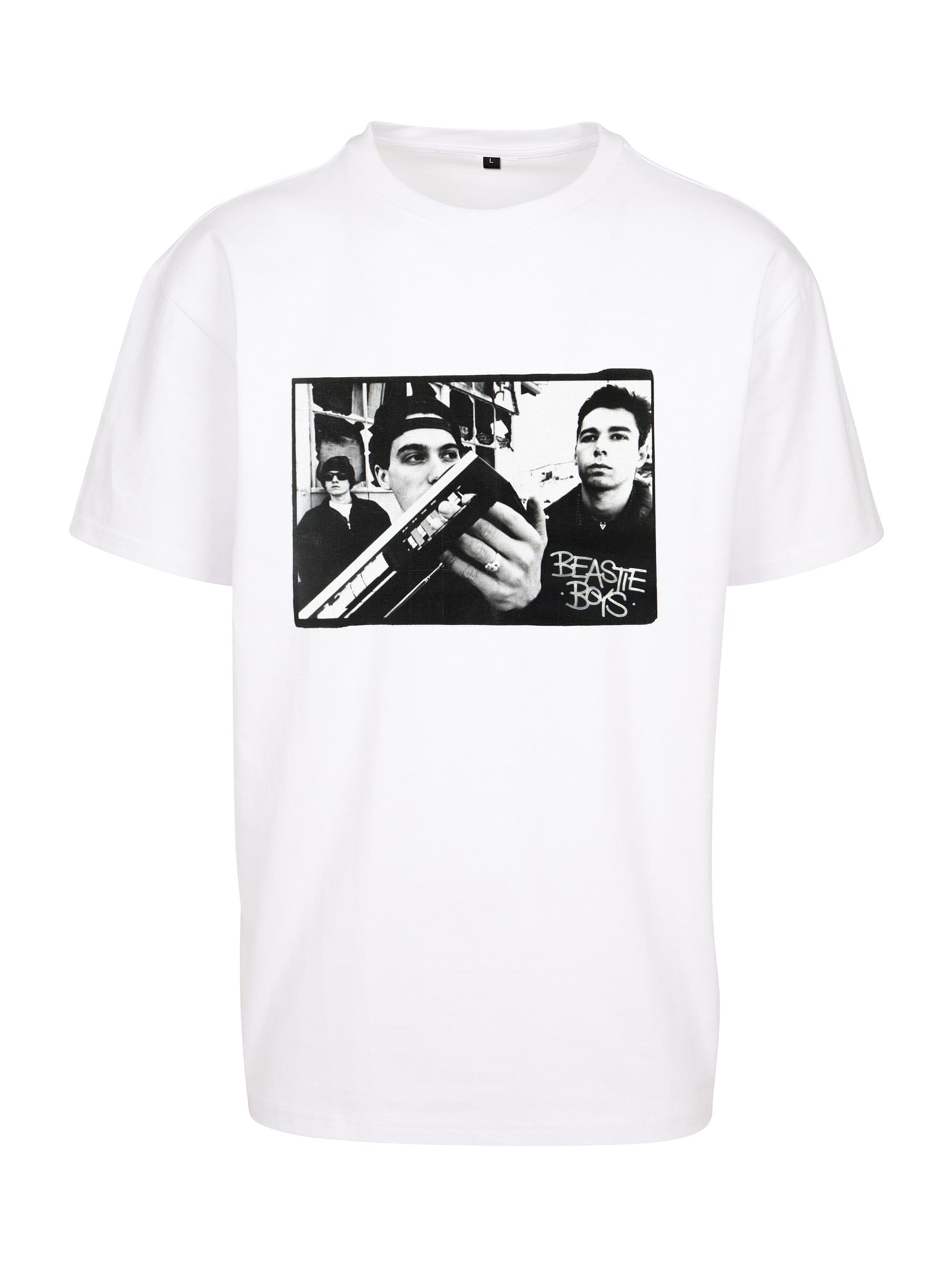 Mister Tee Majica 'Beastie Boys Check your Head'  črna / bela