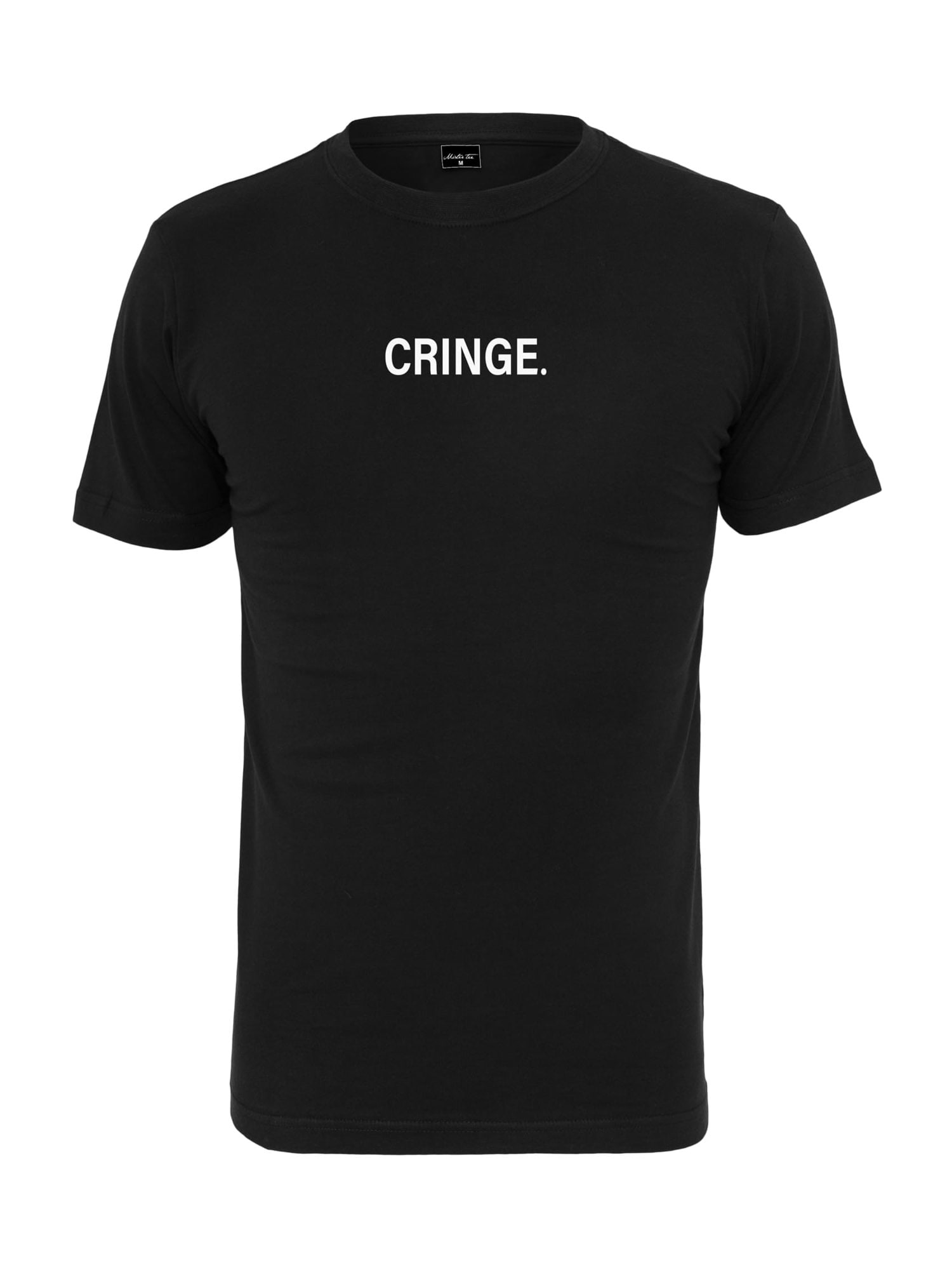 Mister Tee Majica 'Cringe'  črna / bela