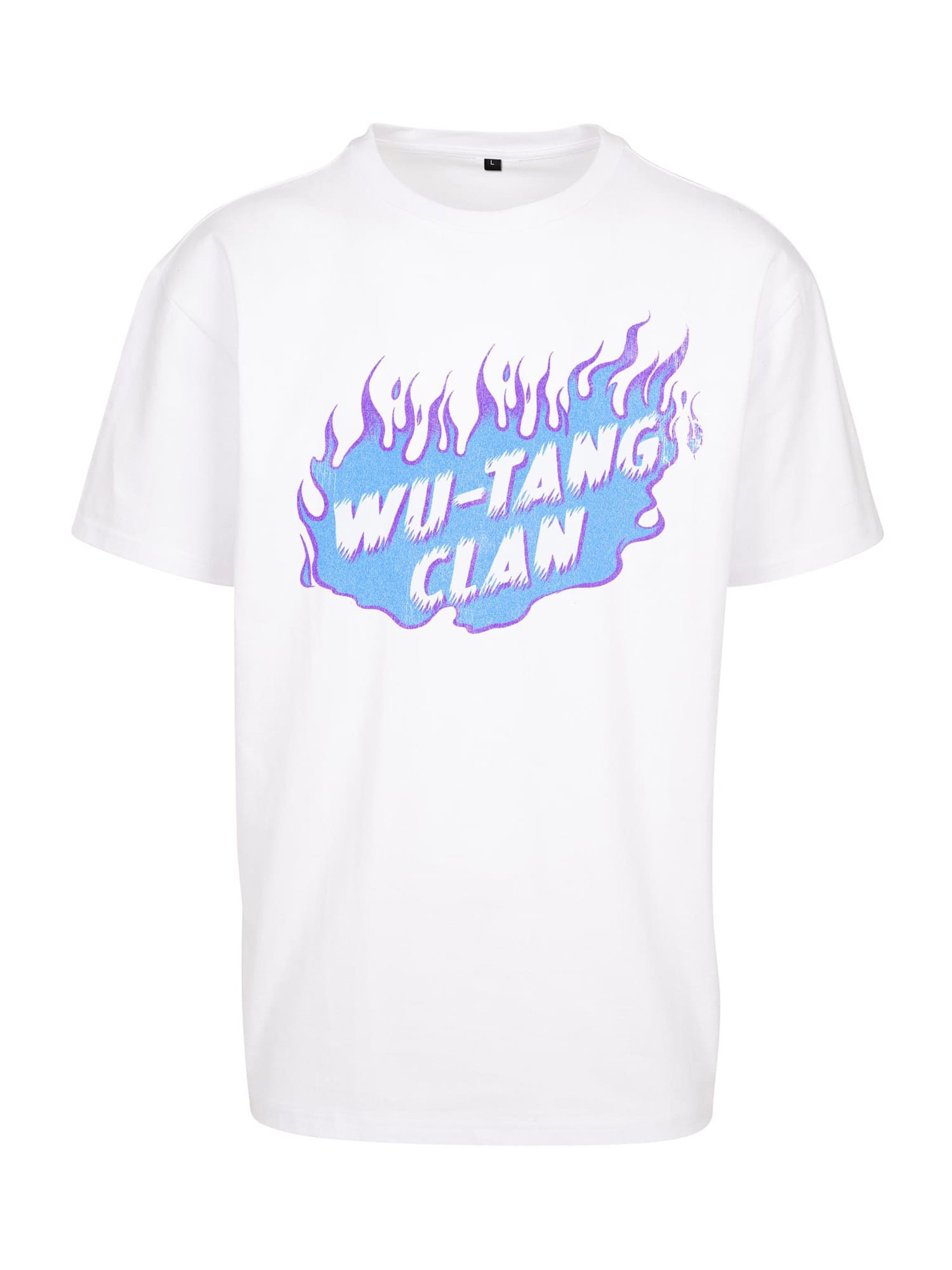 Mister Tee Majica 'Wu-Tang Clan'  modra / neonsko lila / bela
