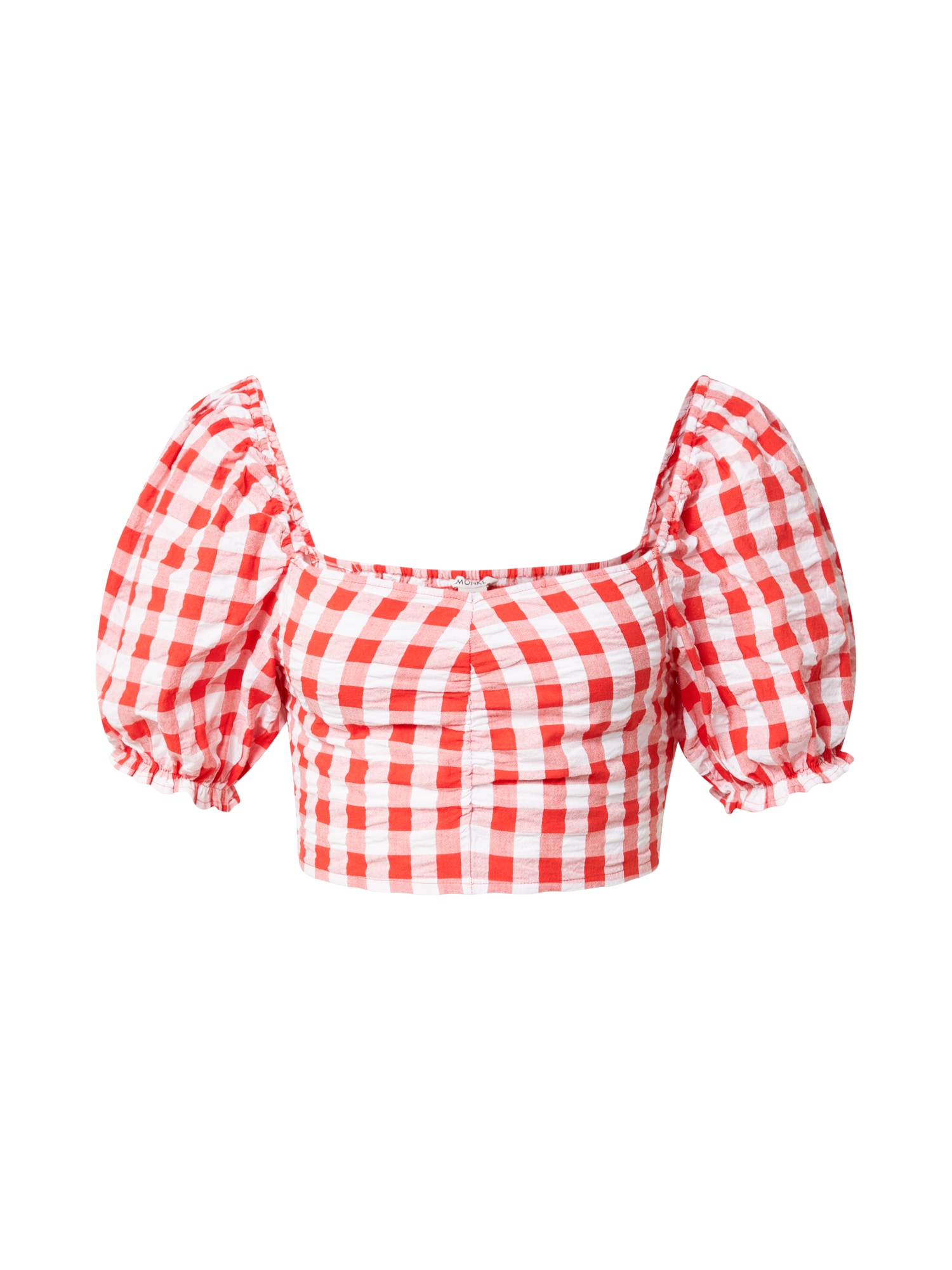 Monki Bluza 'Milly'  rdeča / pegasto rdeča / bela