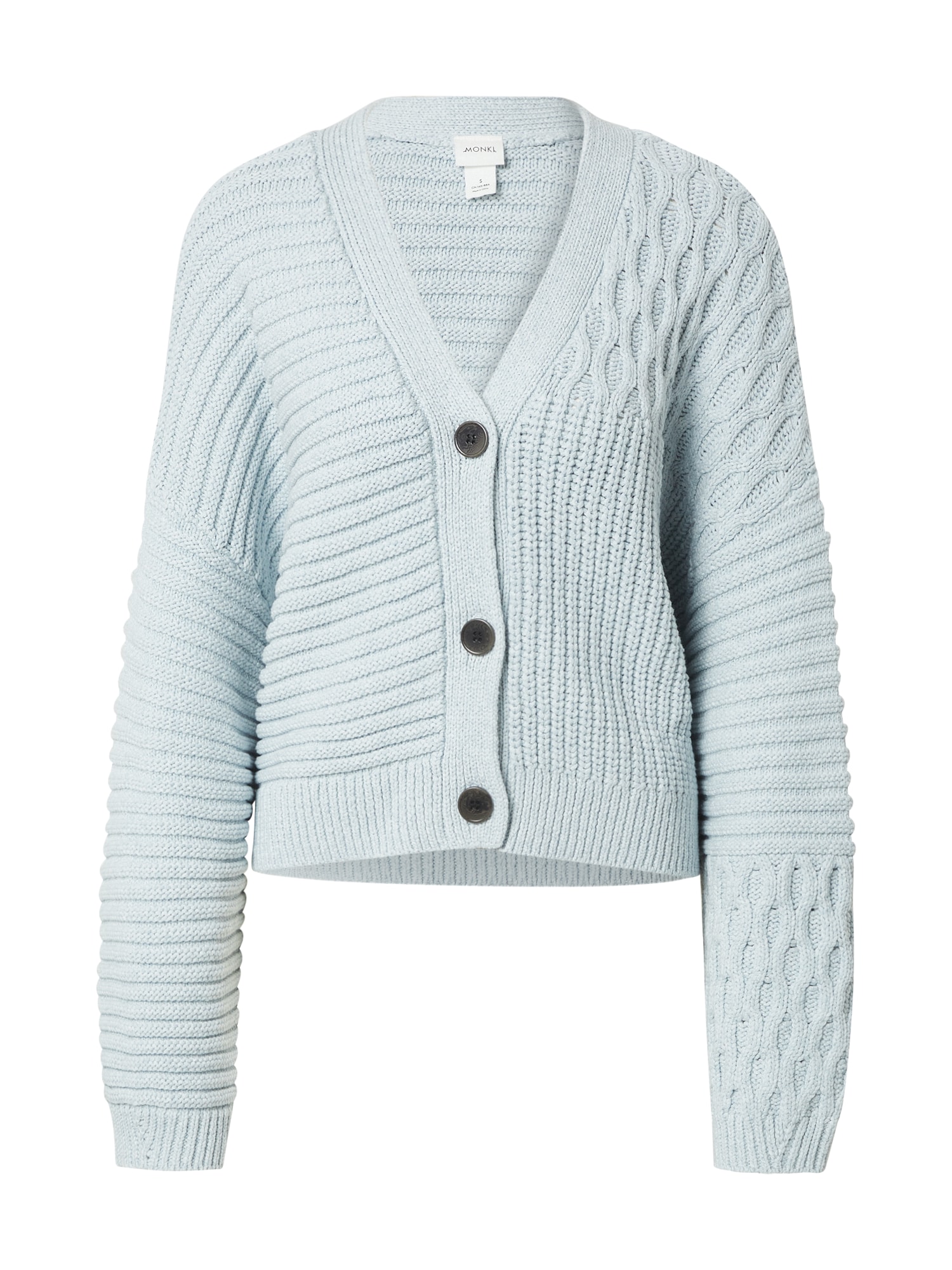 Monki Pletena jopa 'Daphne'  pastelno modra