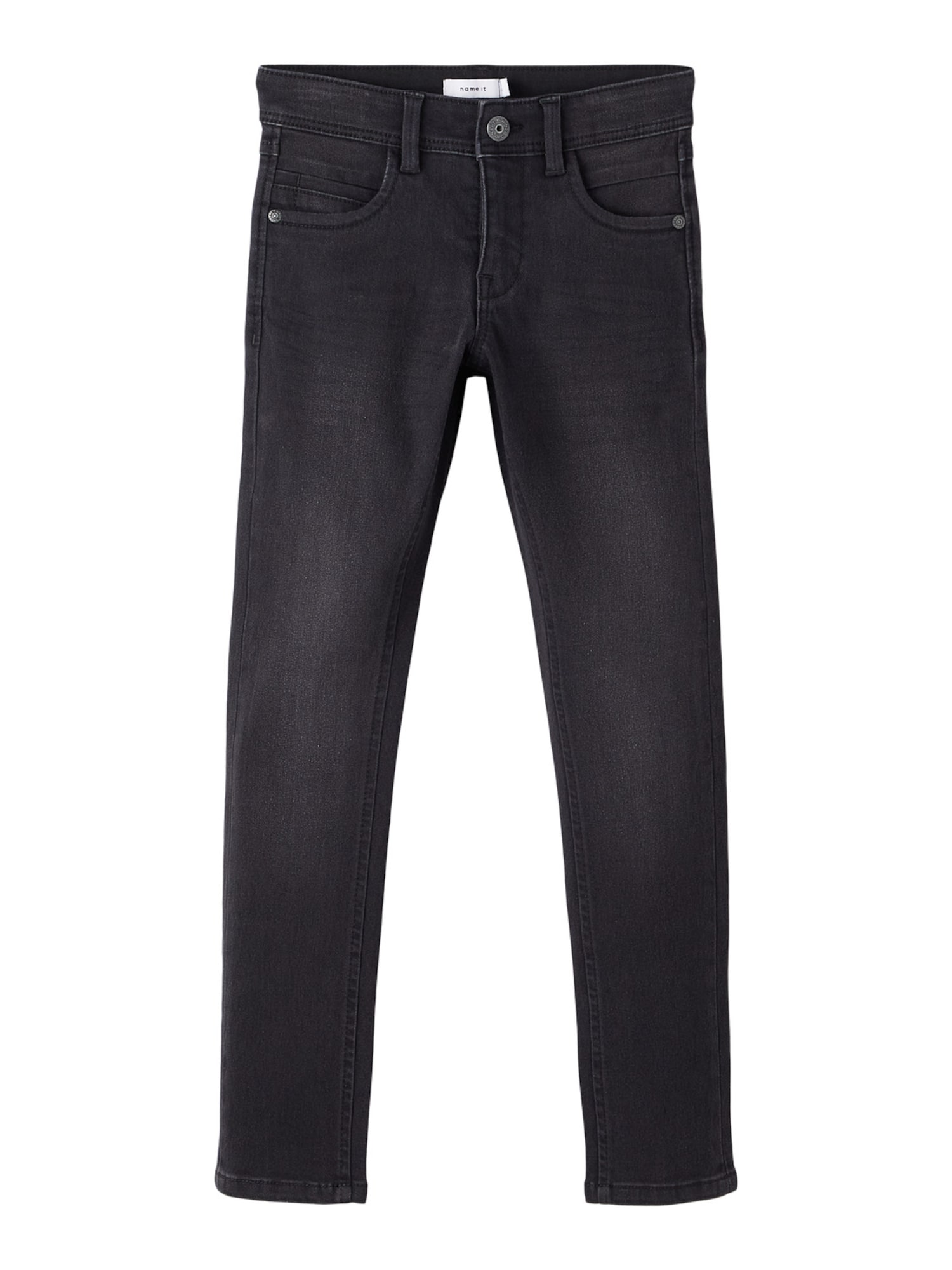 NAME IT Kavbojke 'Silas'  črn denim