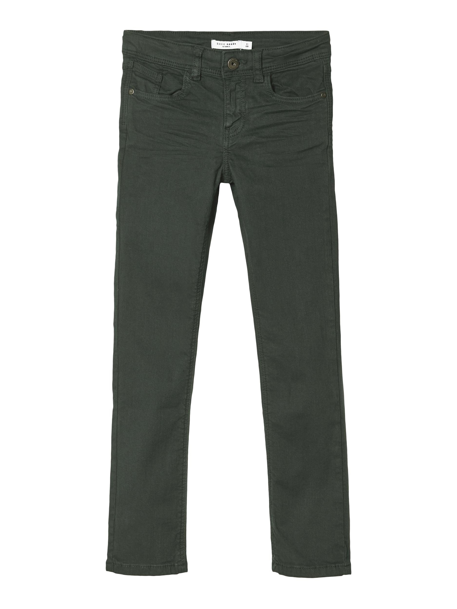 NAME IT Kavbojke 'Theo'  siv denim / bela