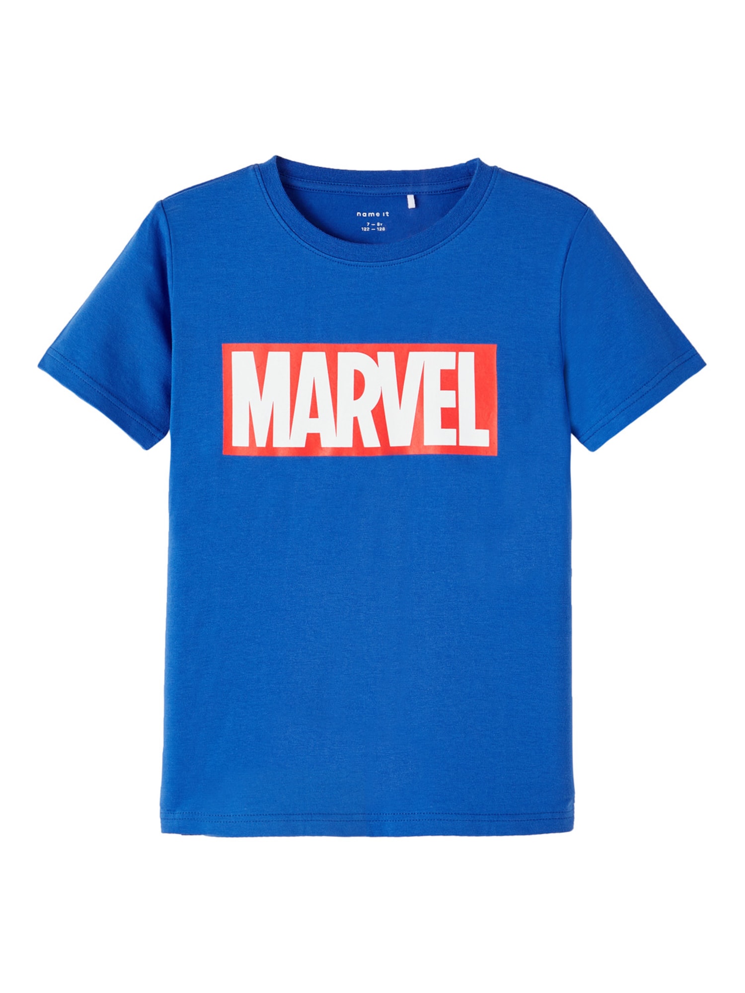 NAME IT Majica 'Jalis Marvel'  modra / rdeča / bela