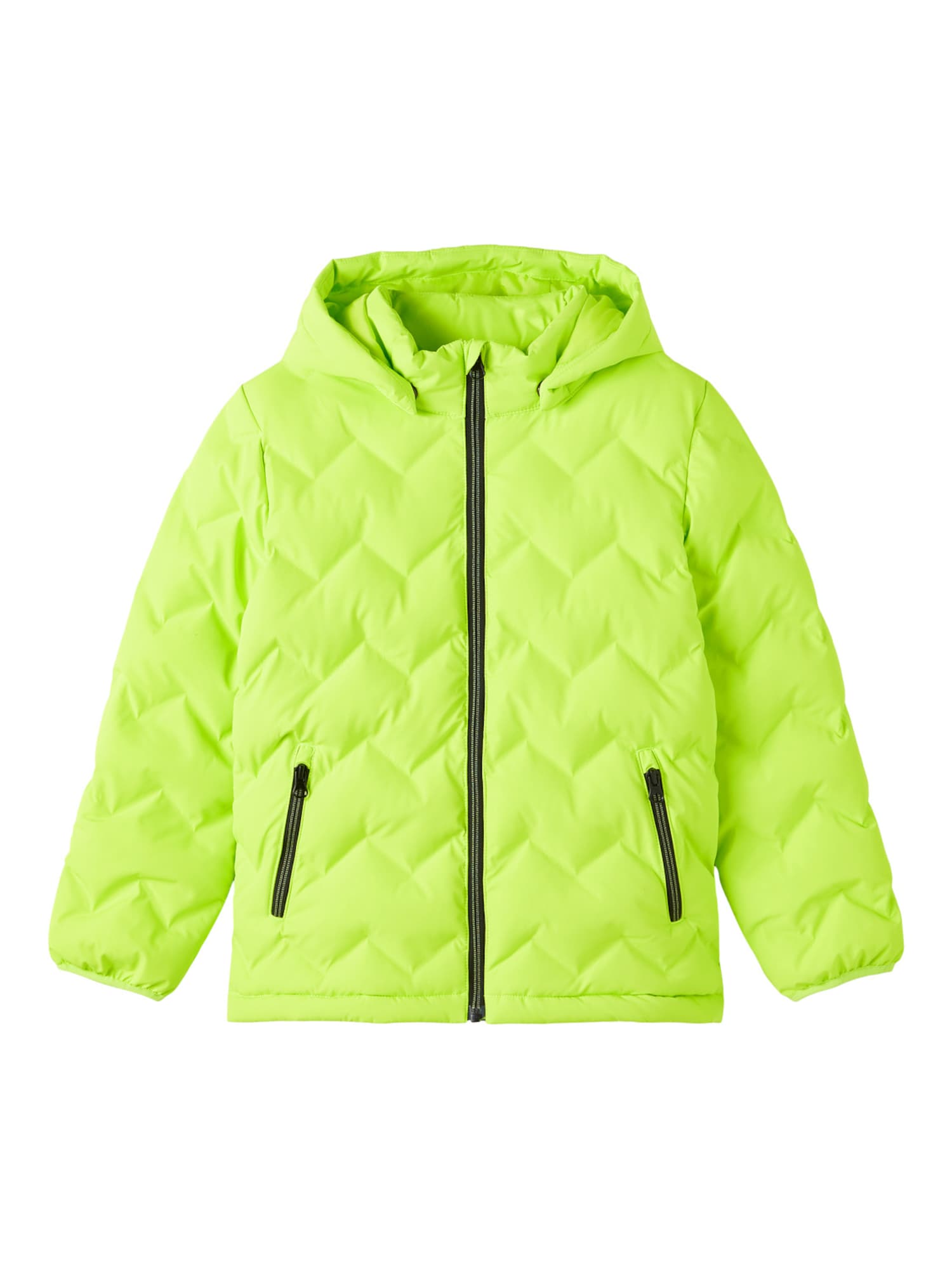 NAME IT Zimska jakna 'Marl'  neonsko zelena