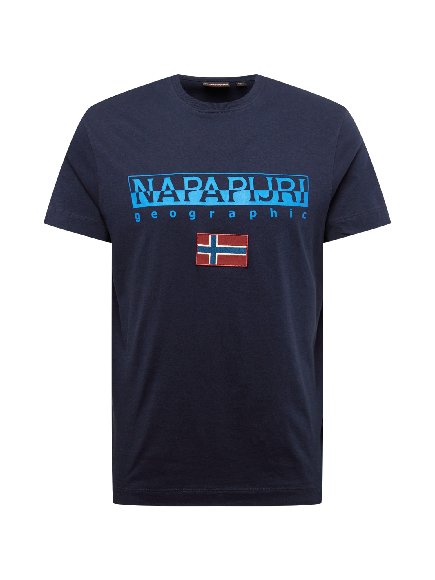 NAPAPIJRI Majica 'Ayas'  bež / marine / nebeško modra / rdeča