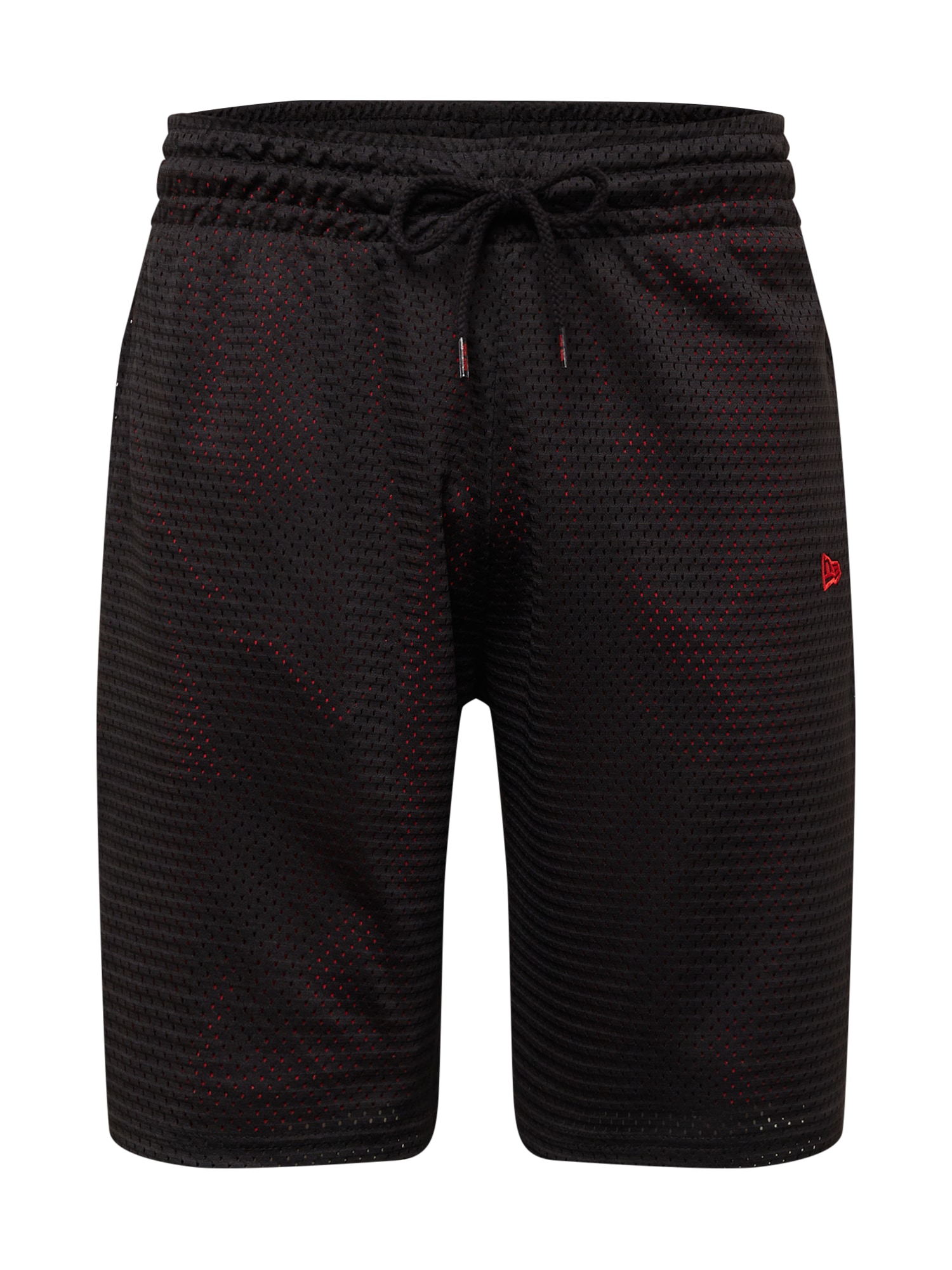 NEW ERA Hlače  rdeča / črna