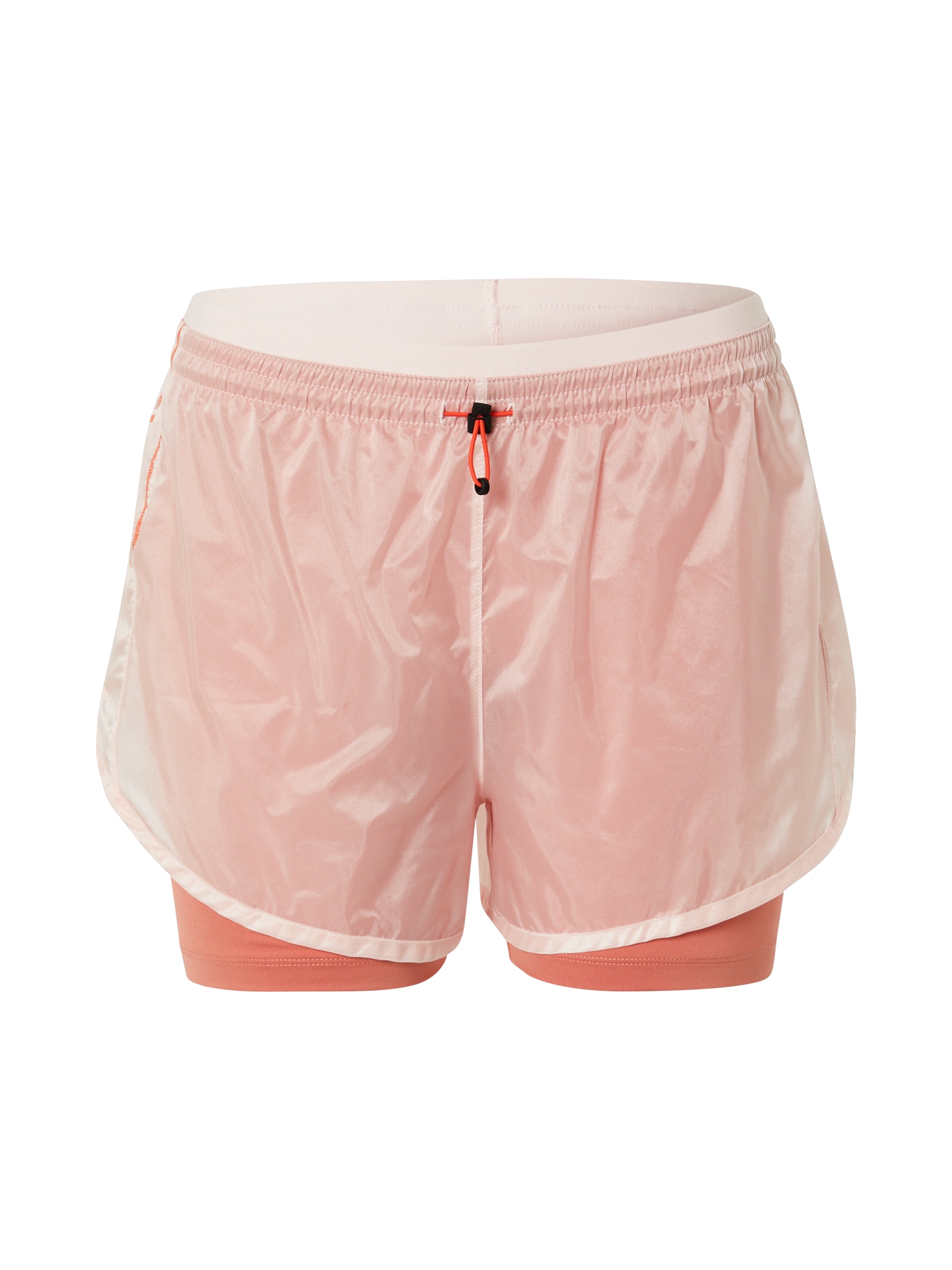 NIKE Športne hlače 'Clash Tempo Luxe'  oranžna / pastelno roza