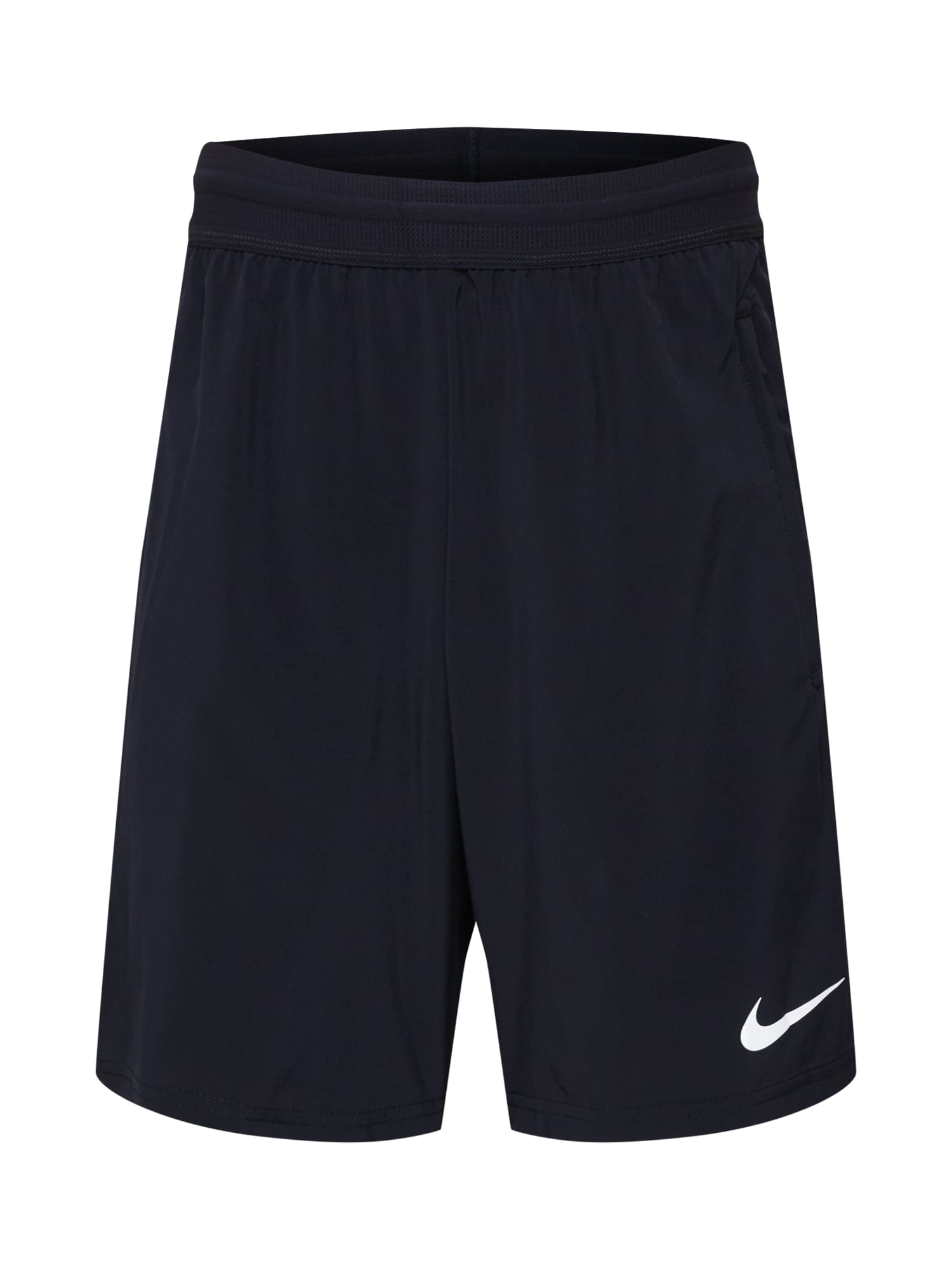 NIKE Športne hlače  črna / bela