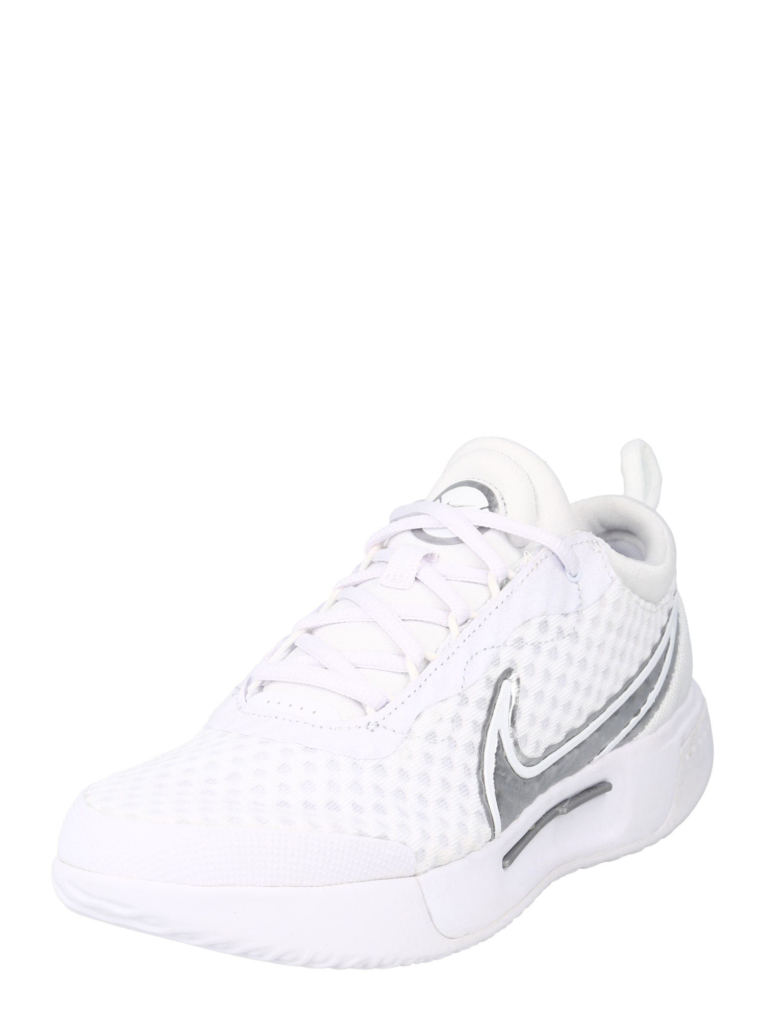NIKE Športni čevelj  pegasto siva / bela