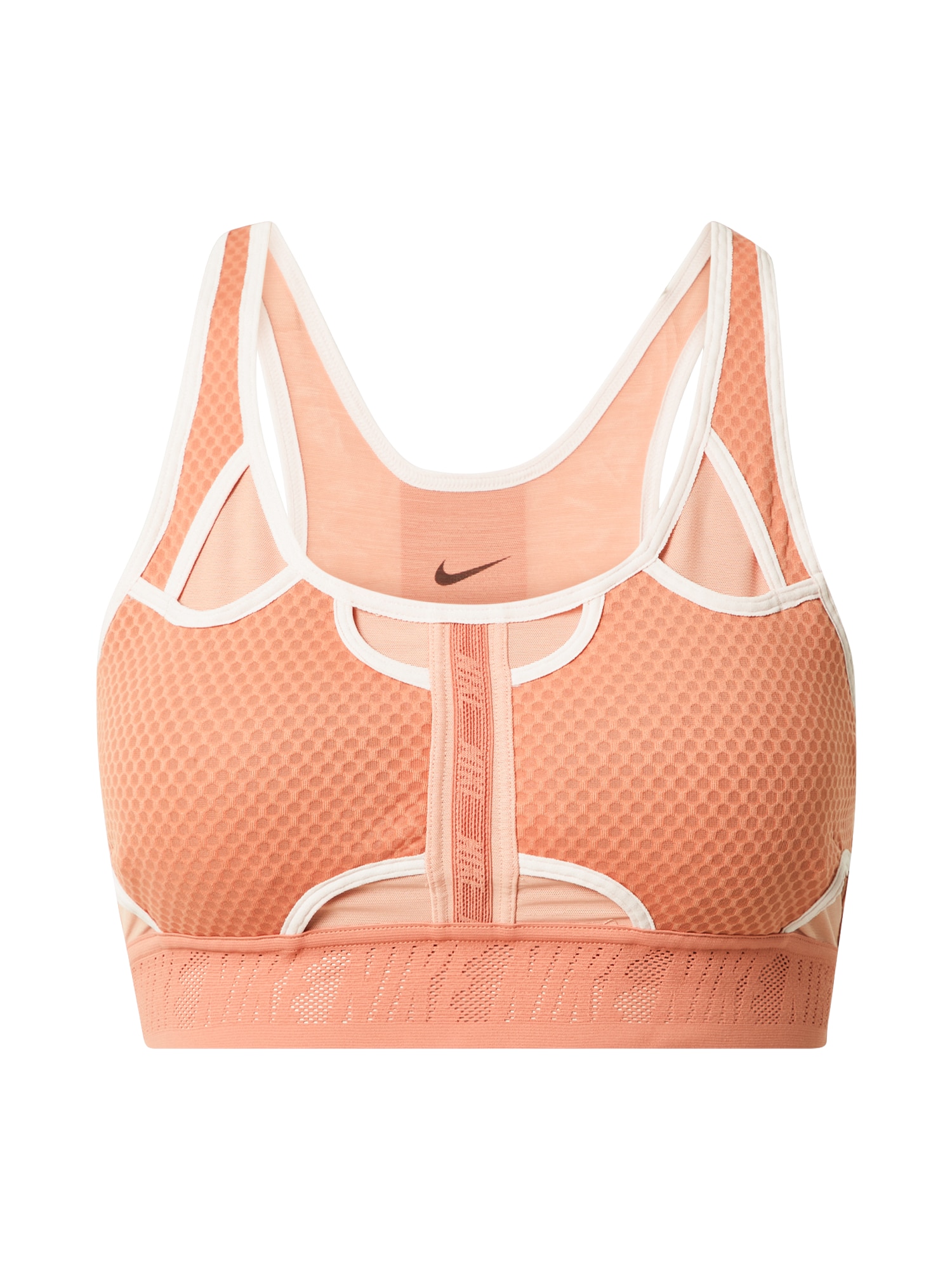 NIKE Športni nederček 'UltraBreathe'  losos / bela