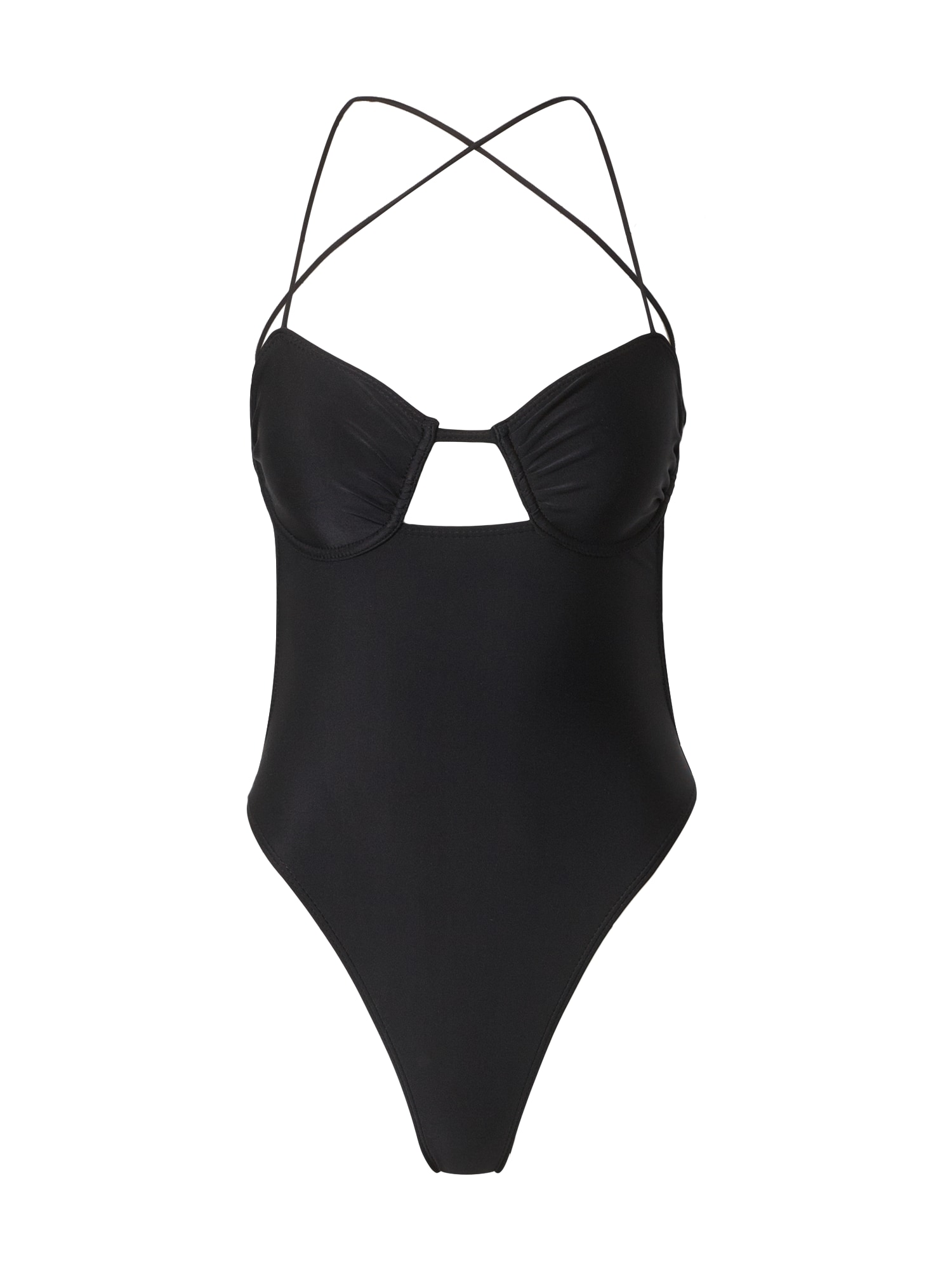 Nasty Gal Enodelne kopalke  črna