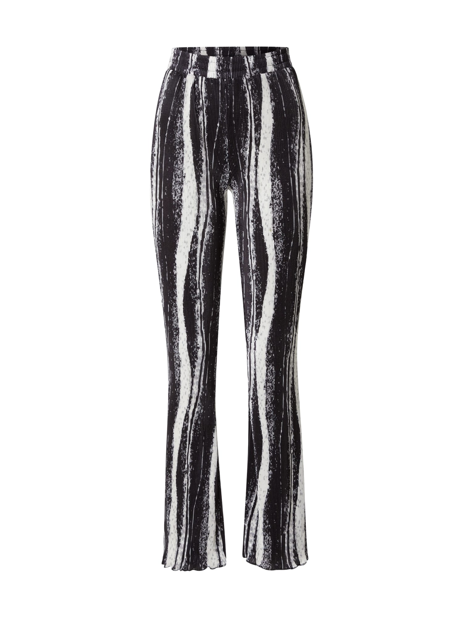 Nasty Gal Hlače  kremna / črna