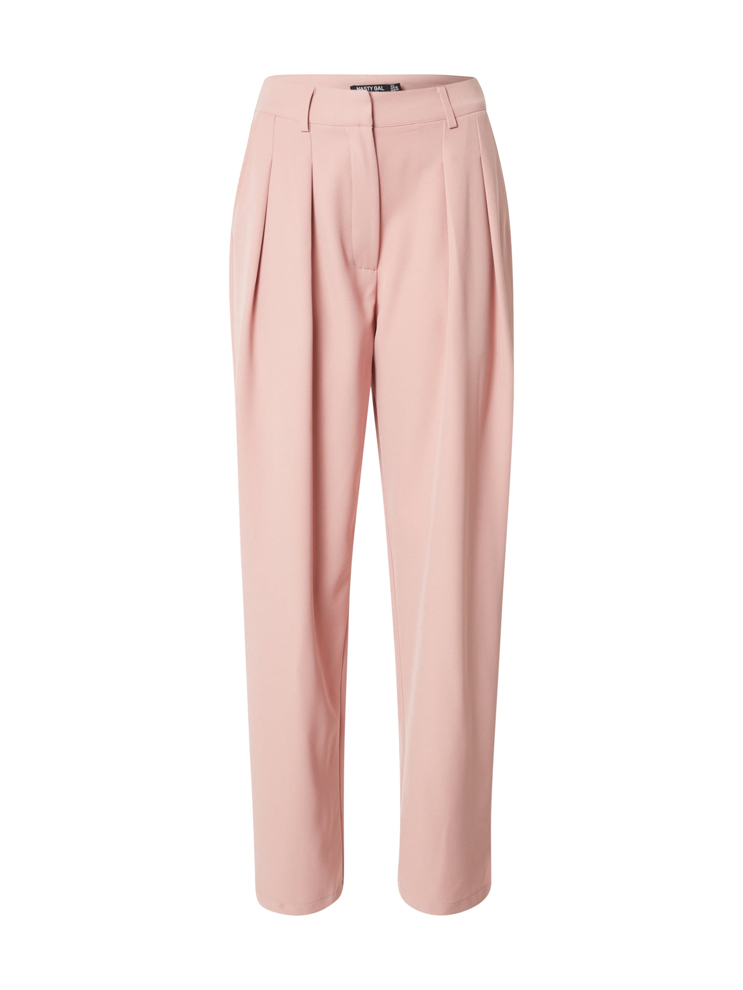 Nasty Gal Hlače z naborki  puder