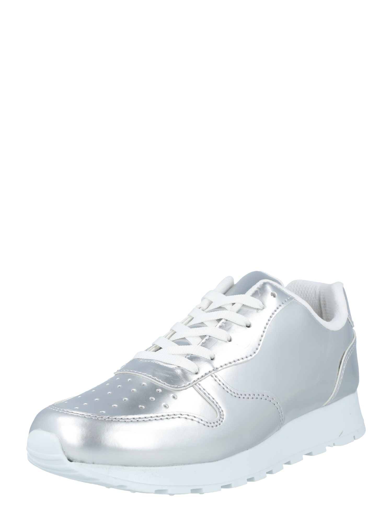 Nasty Gal Nizke superge  srebrna