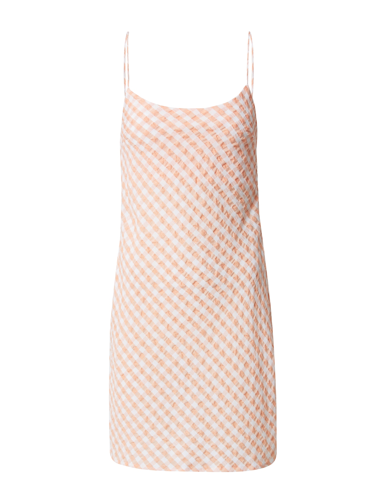 Nasty Gal Obleka  pastelno oranžna / bela