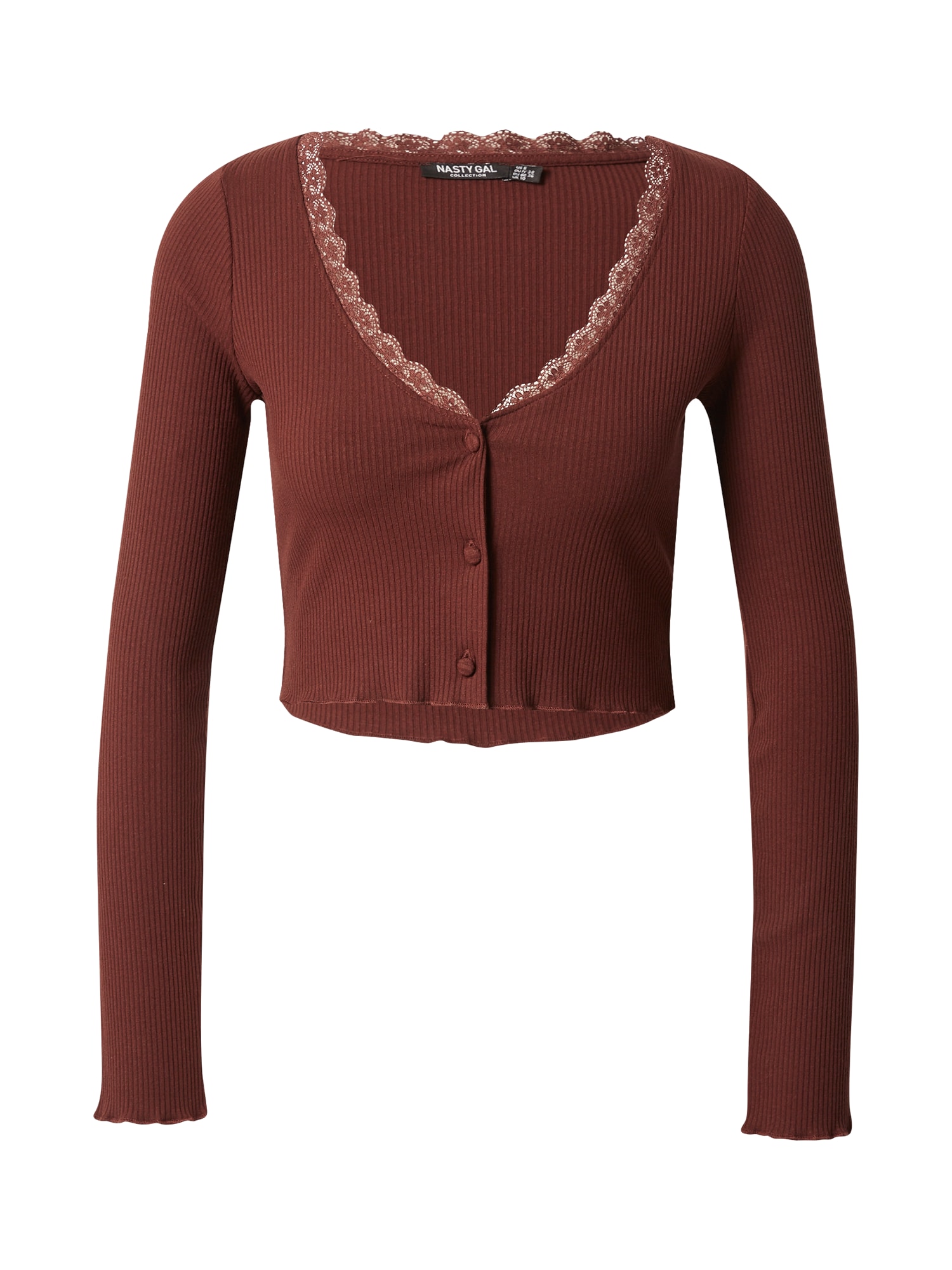 Nasty Gal Pletena jopa  čokolada