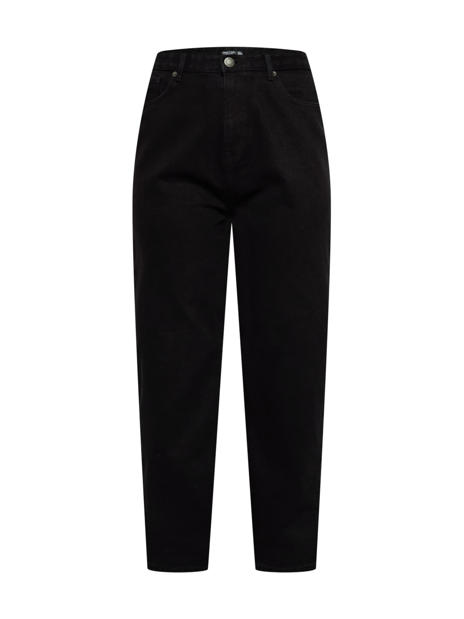 Nasty Gal Plus Kavbojke  črn denim