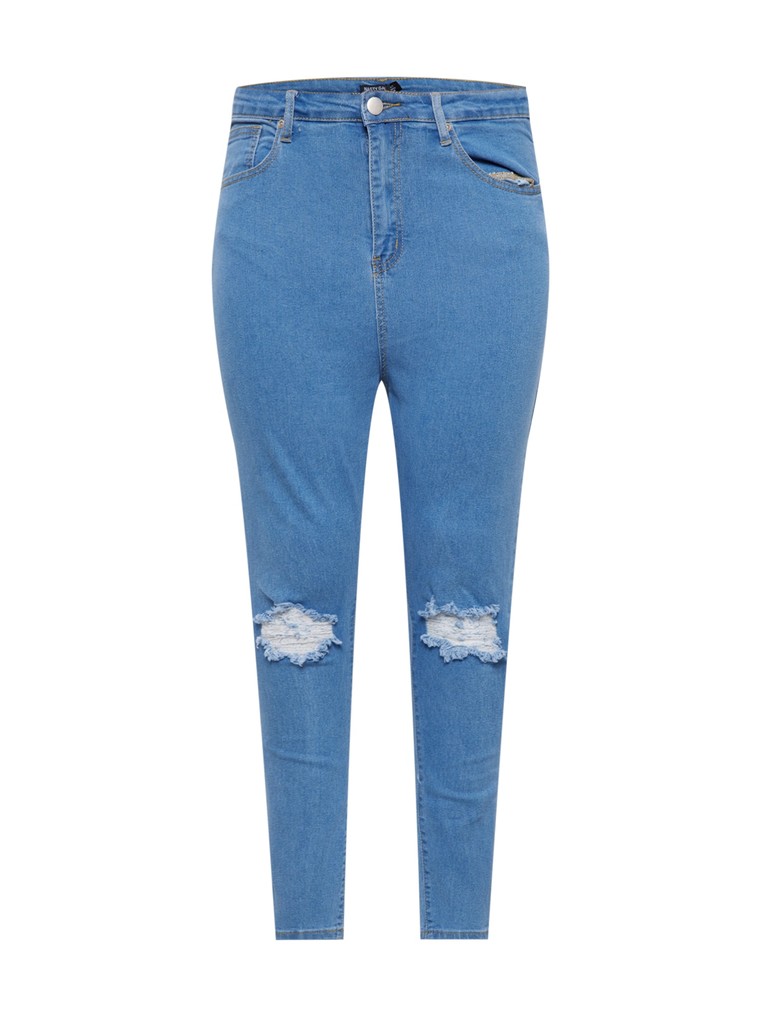 Nasty Gal Plus Kavbojke  moder denim