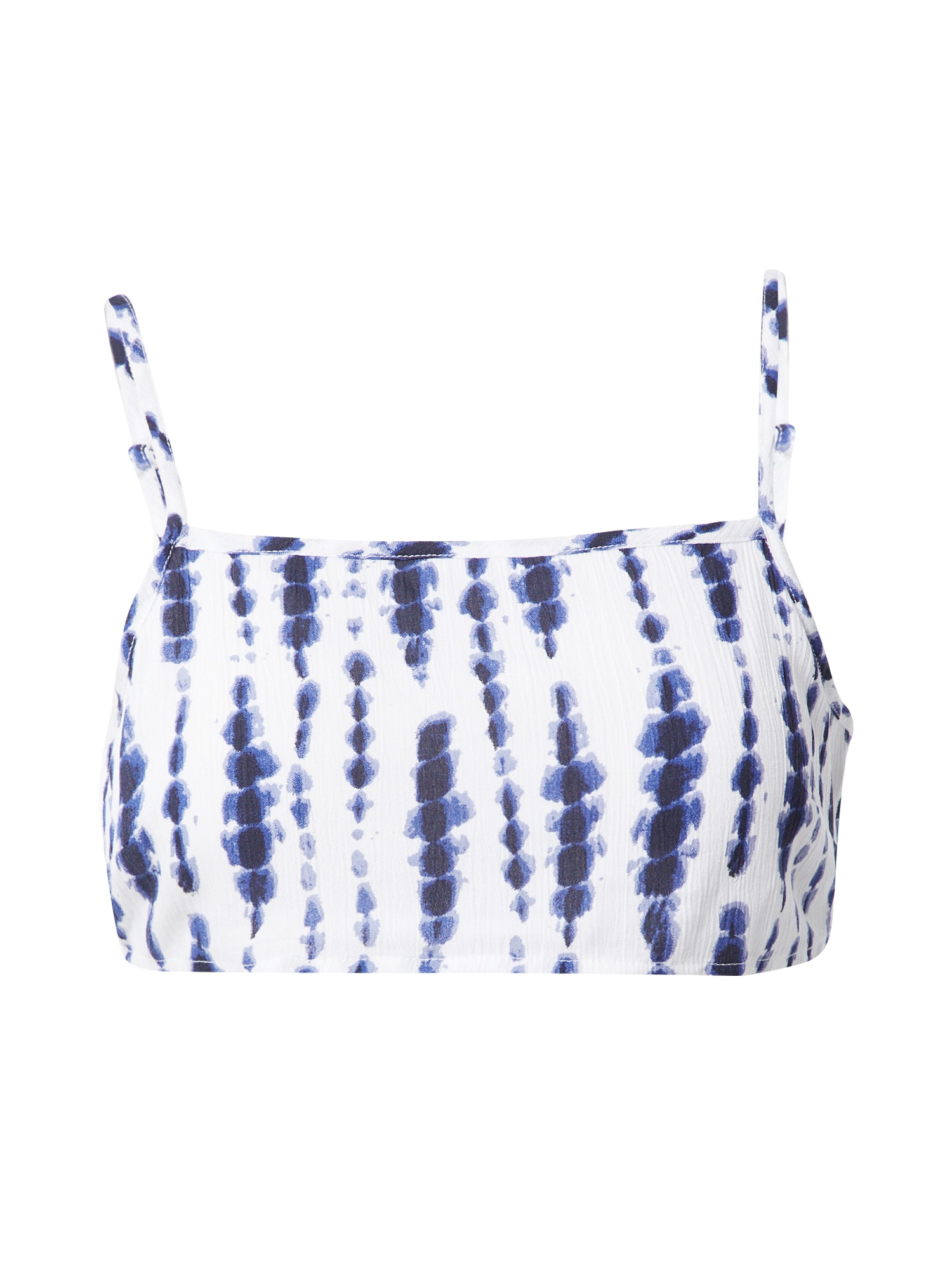 Nasty Gal Top  temno modra / bela