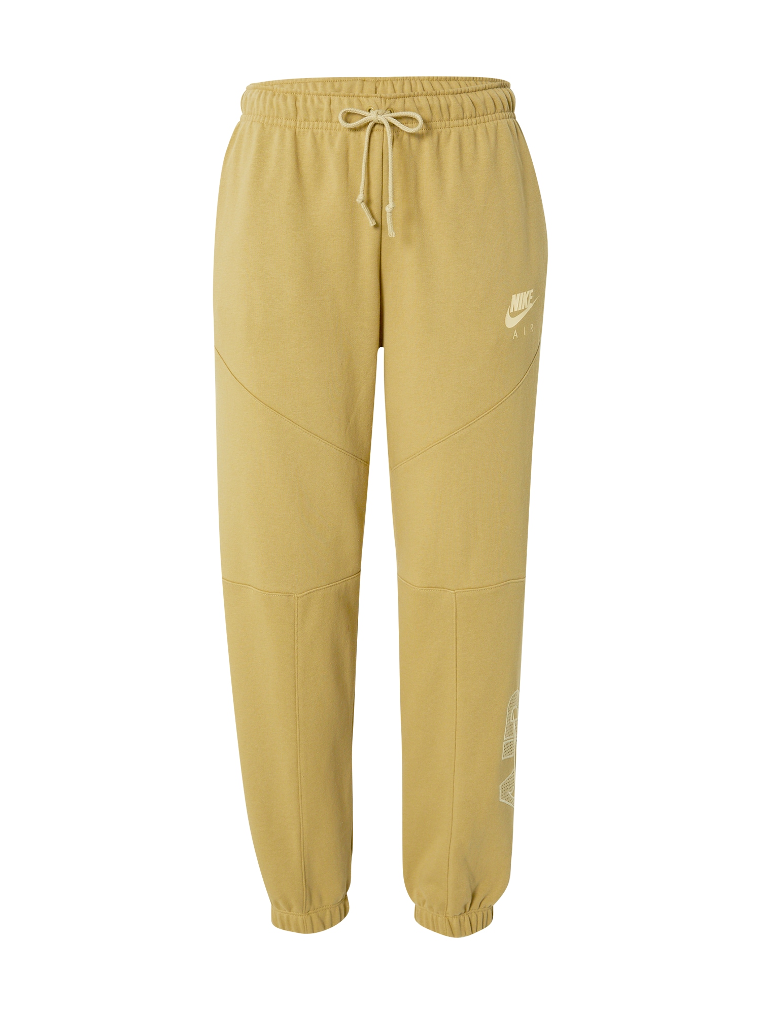 Nike Sportswear Hlače  pesek / svetlo siva / off-bela