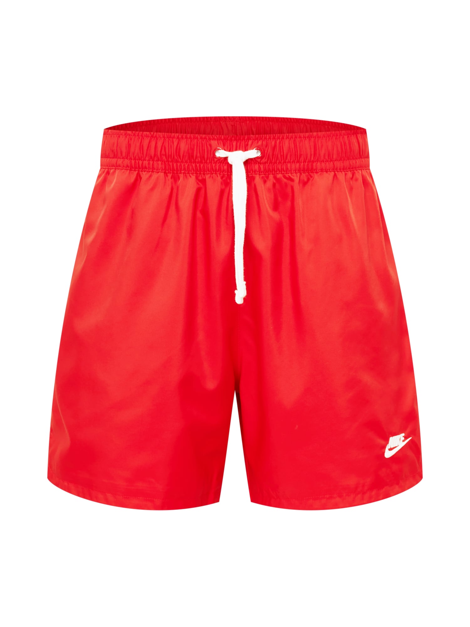 Nike Sportswear Hlače  rdeča / bela