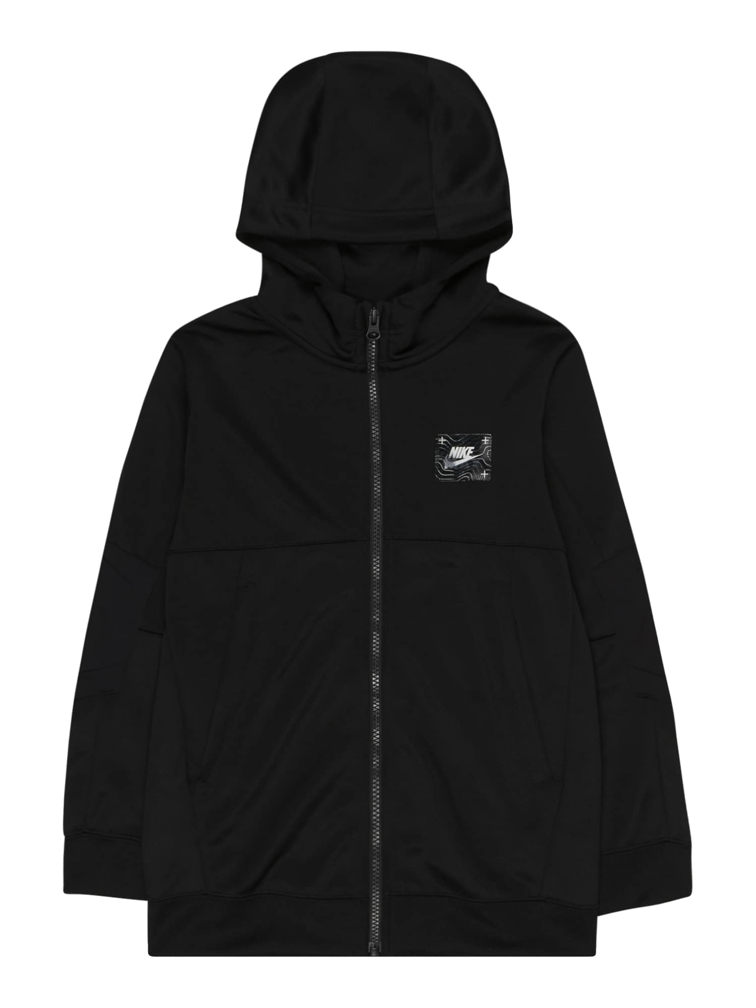 Nike Sportswear Jopa na zadrgo  siva / črna