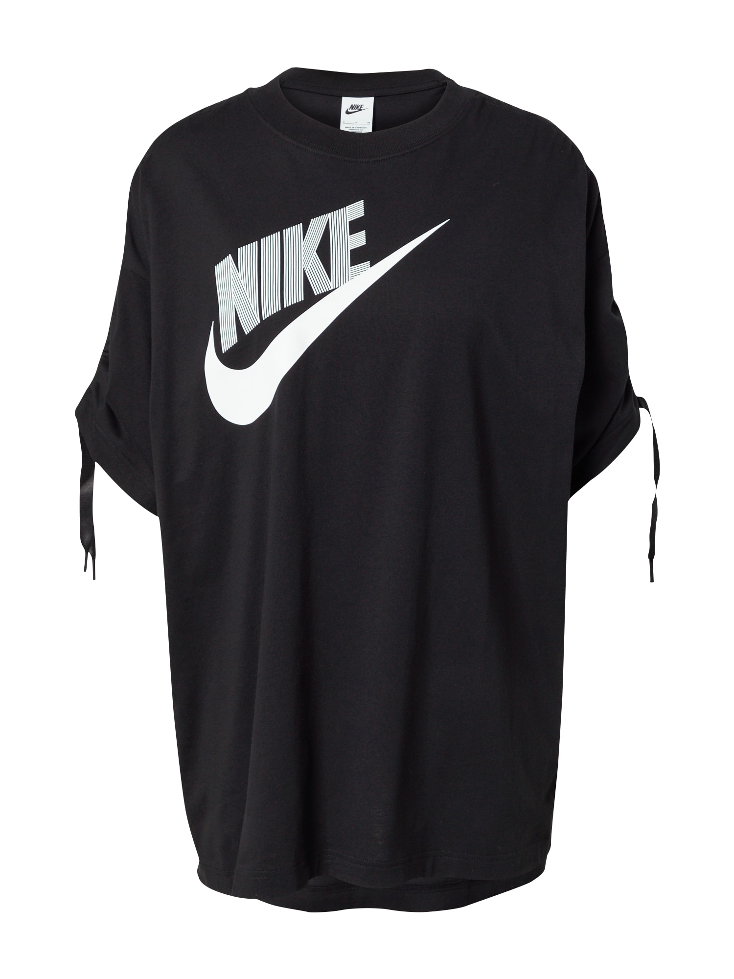Nike Sportswear Majica  črna / bela