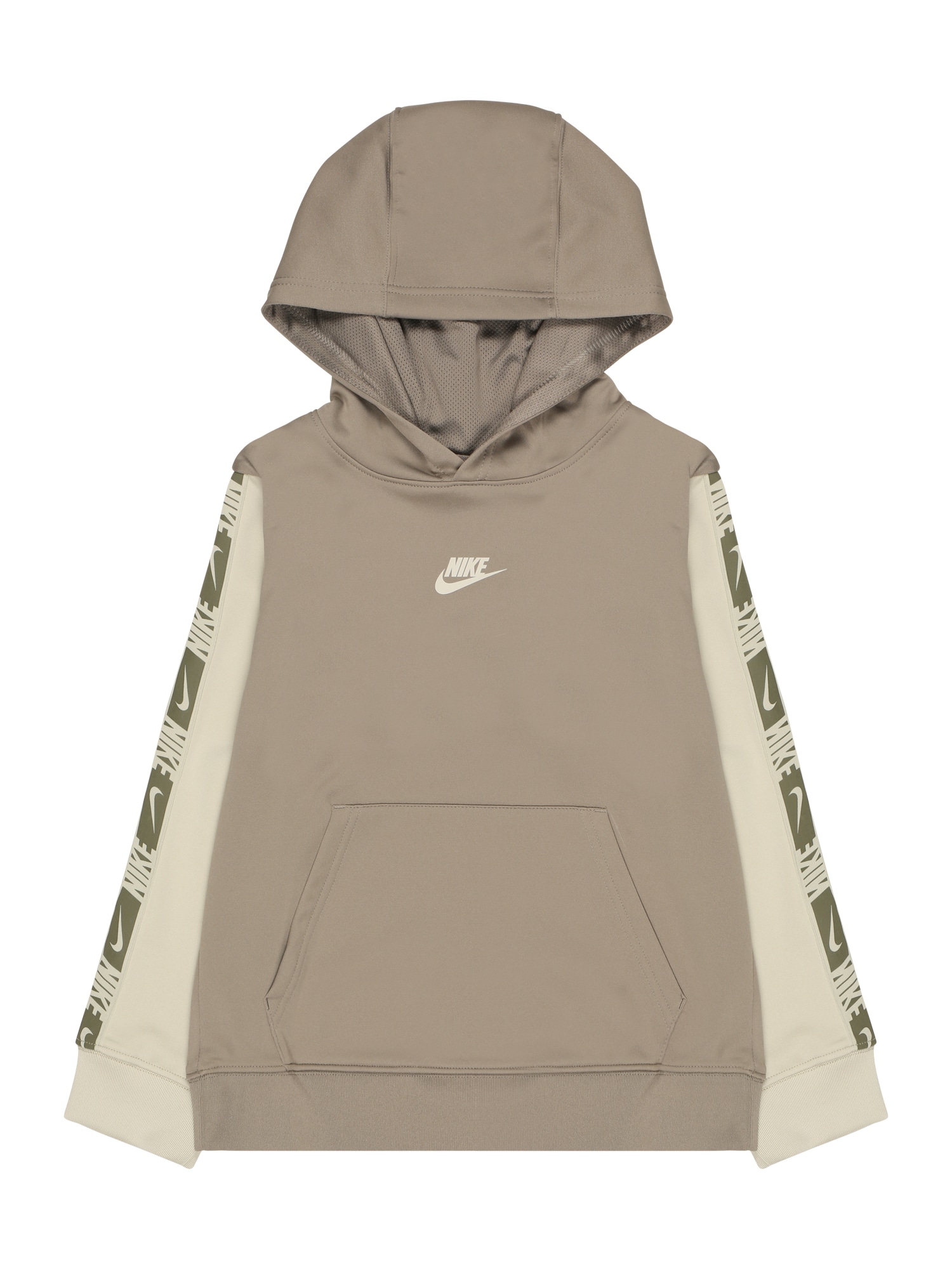 Nike Sportswear Majica  ecru / oliva / črna