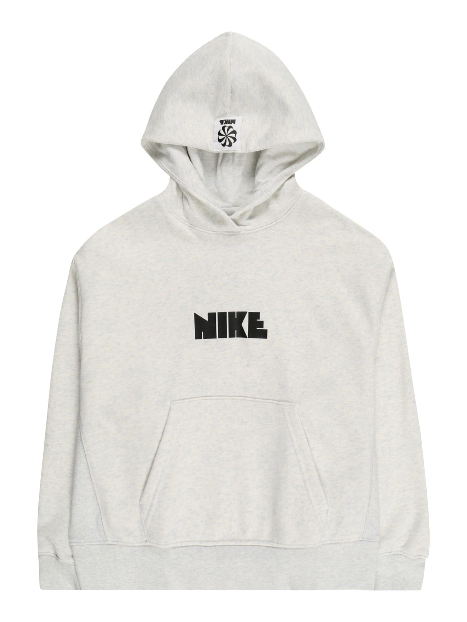 Nike Sportswear Majica  pegasto siva / črna