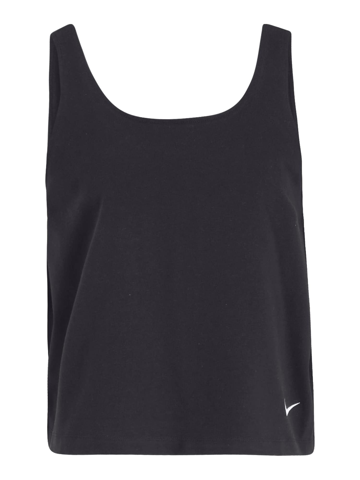 Nike Sportswear Top  črna / bela