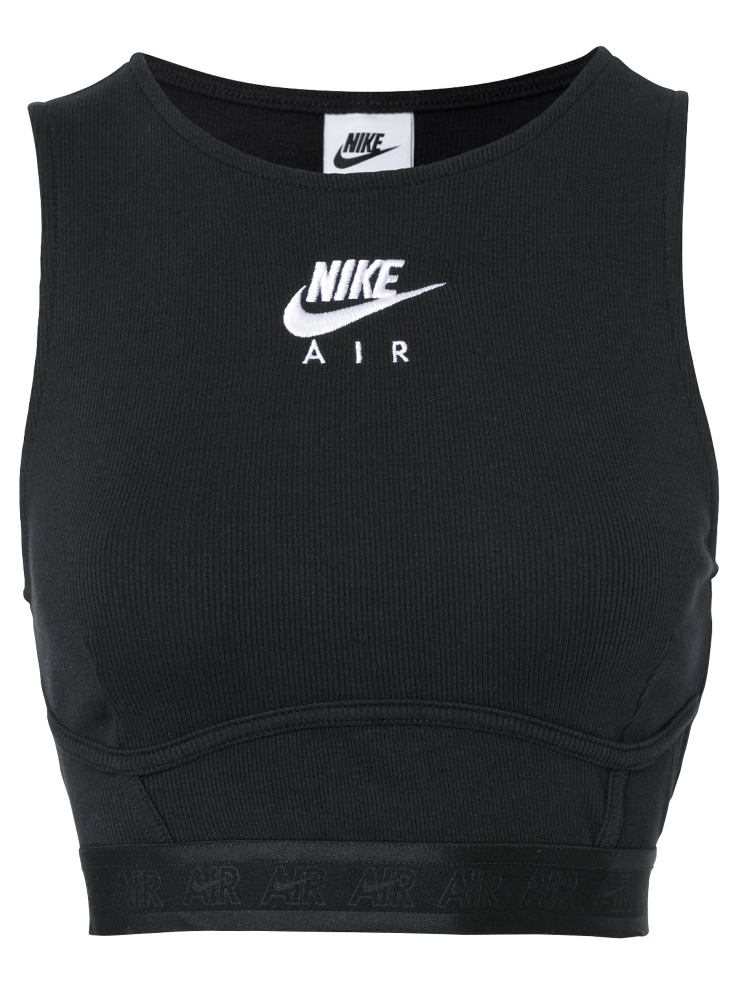 Nike Sportswear Top  črna / bela
