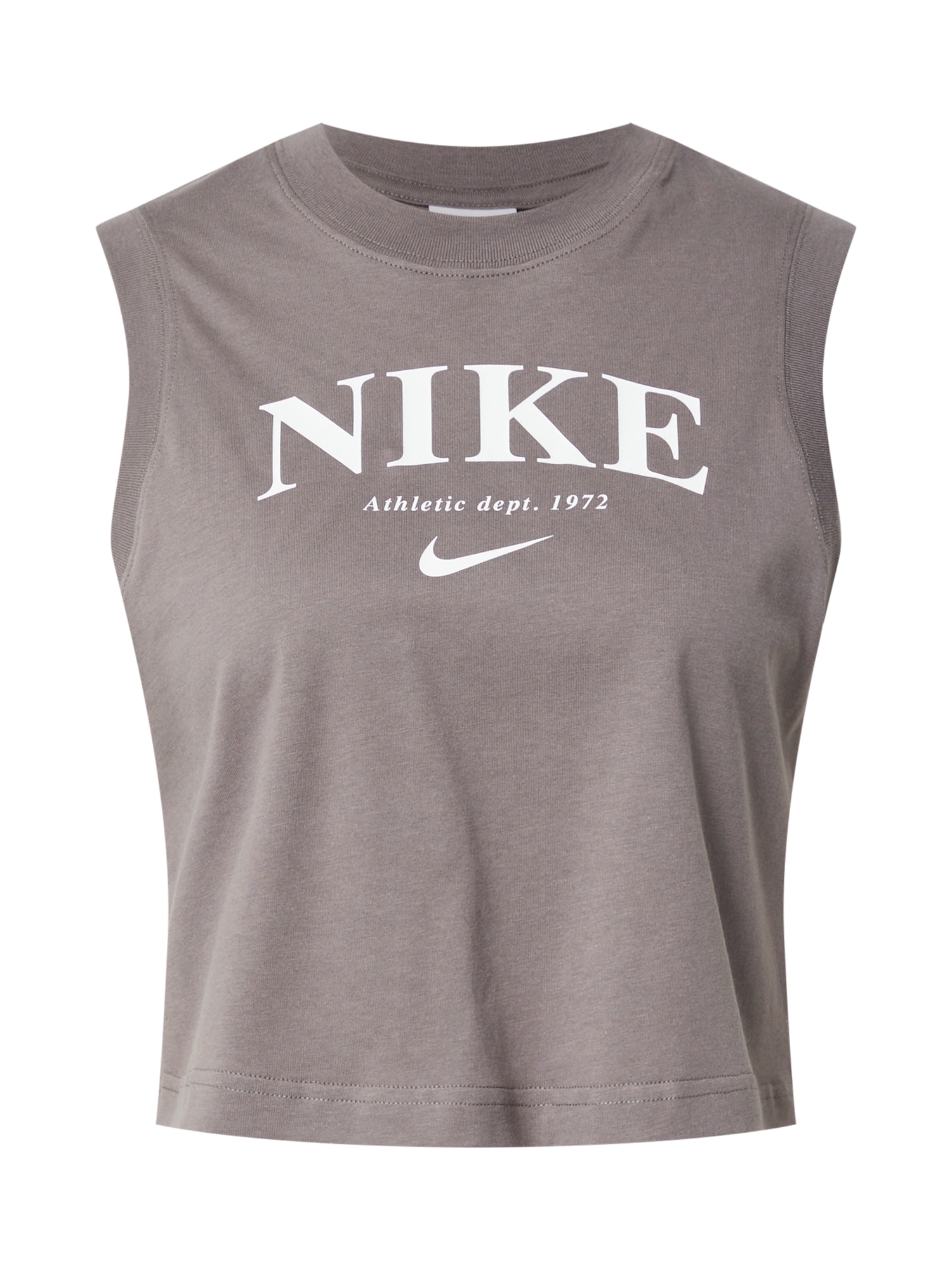 Nike Sportswear Top  temno siva / bela