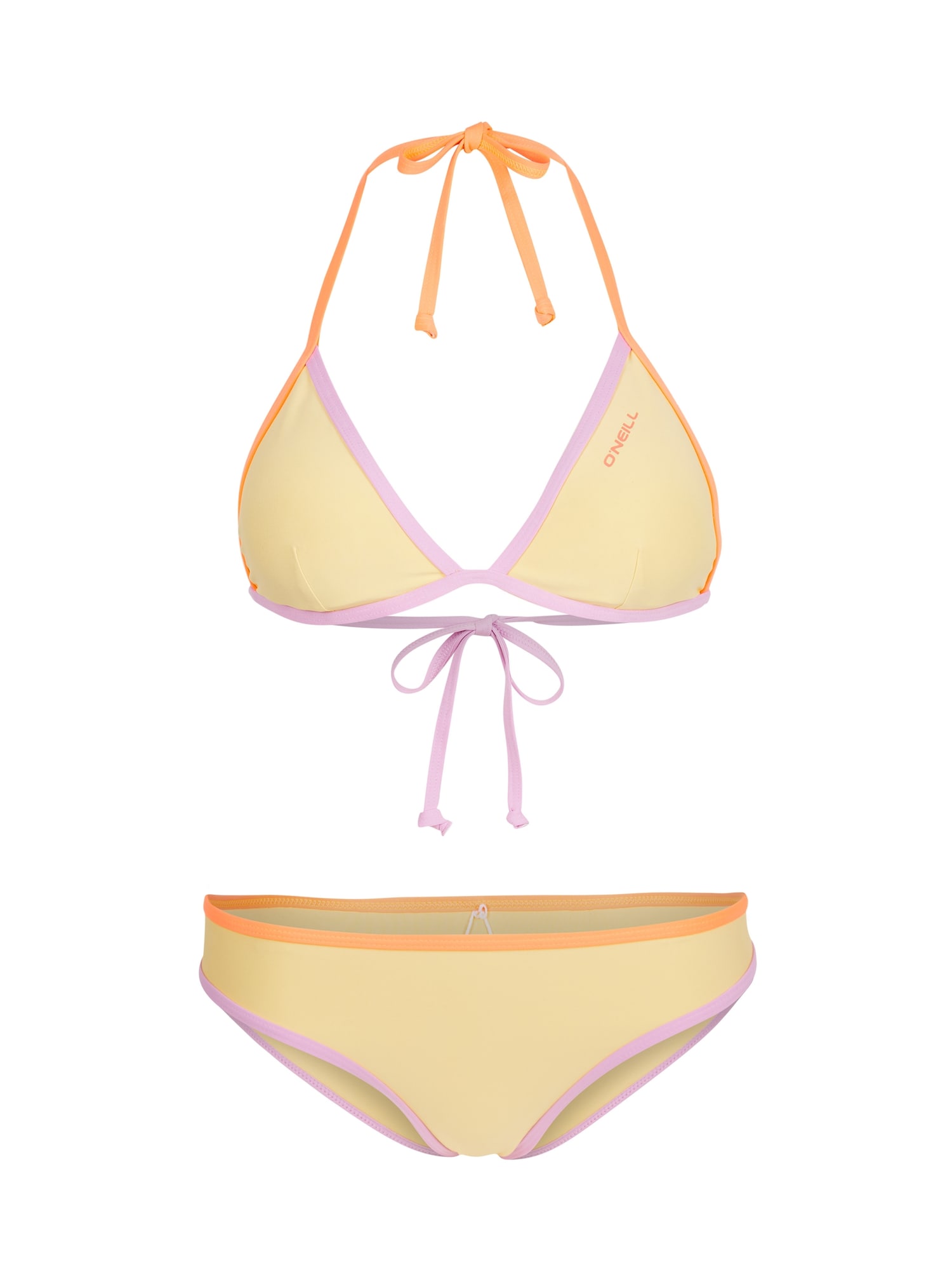O'NEILL Bikini 'Lisa'  pastelno rumena / svetlo lila / temno oranžna