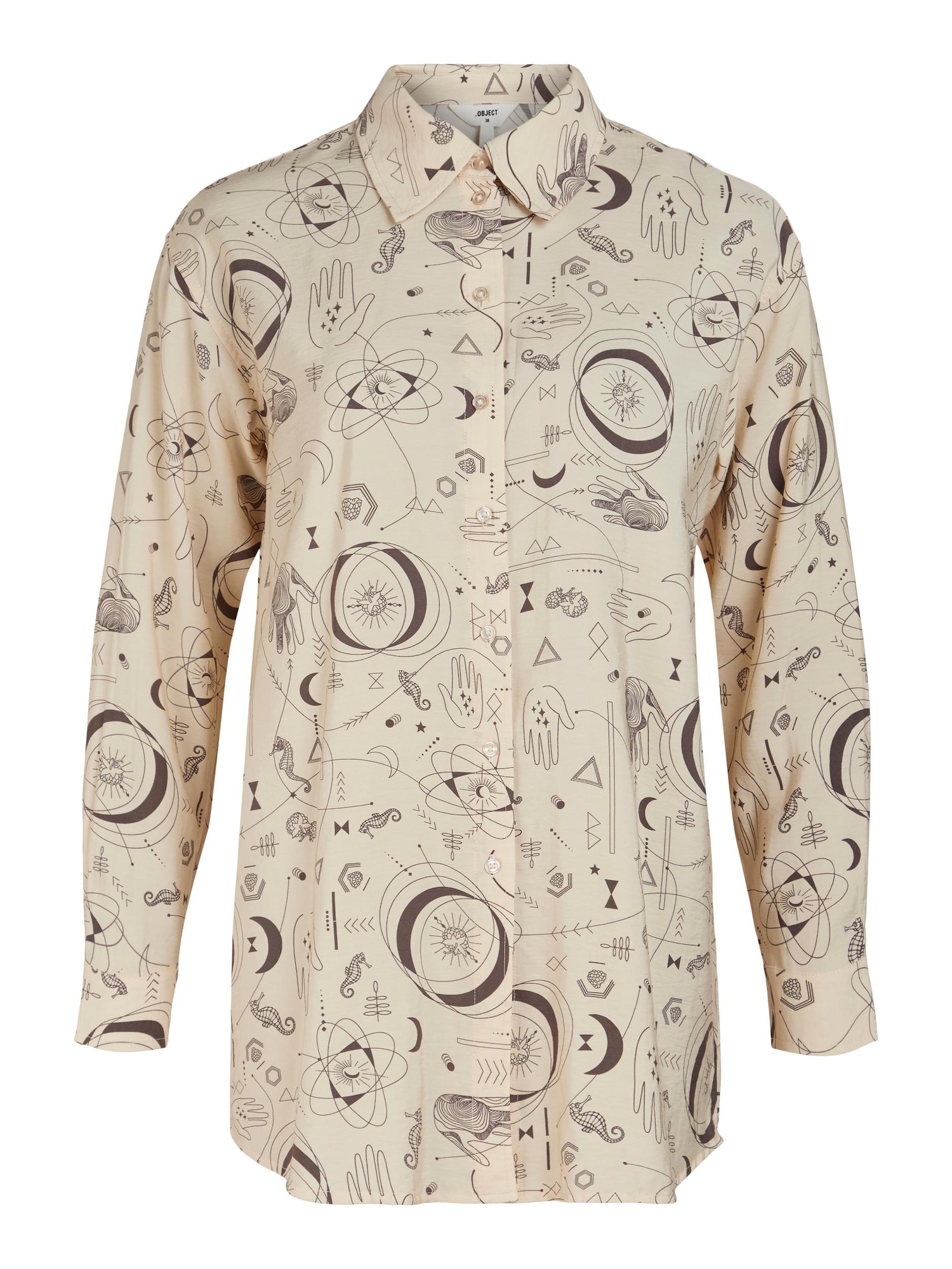 OBJECT Bluza 'GADDI'  kremna / greige