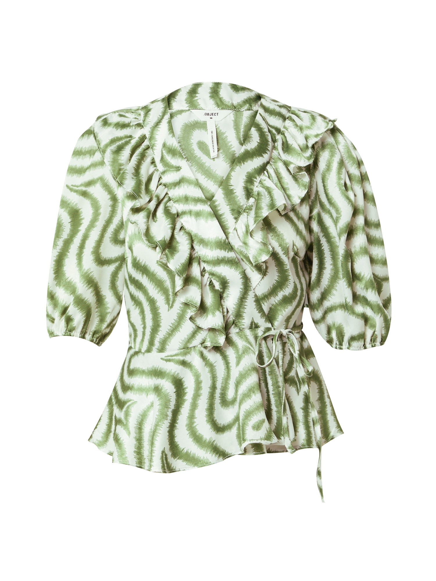 OBJECT Bluza 'PAPAYA'  kivi / pastelno zelena