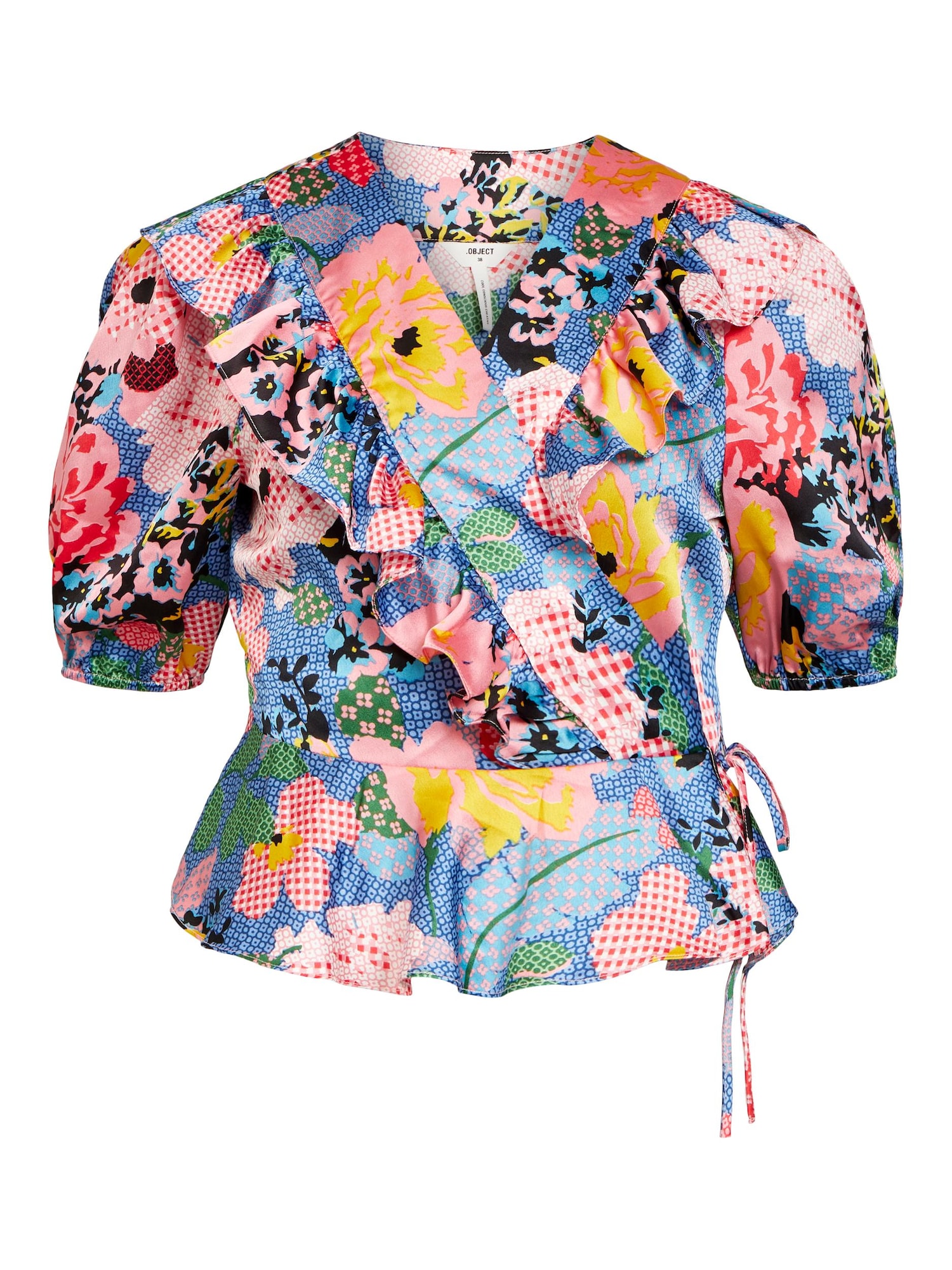 OBJECT Bluza  modra / limona / roza / rdeča / črna