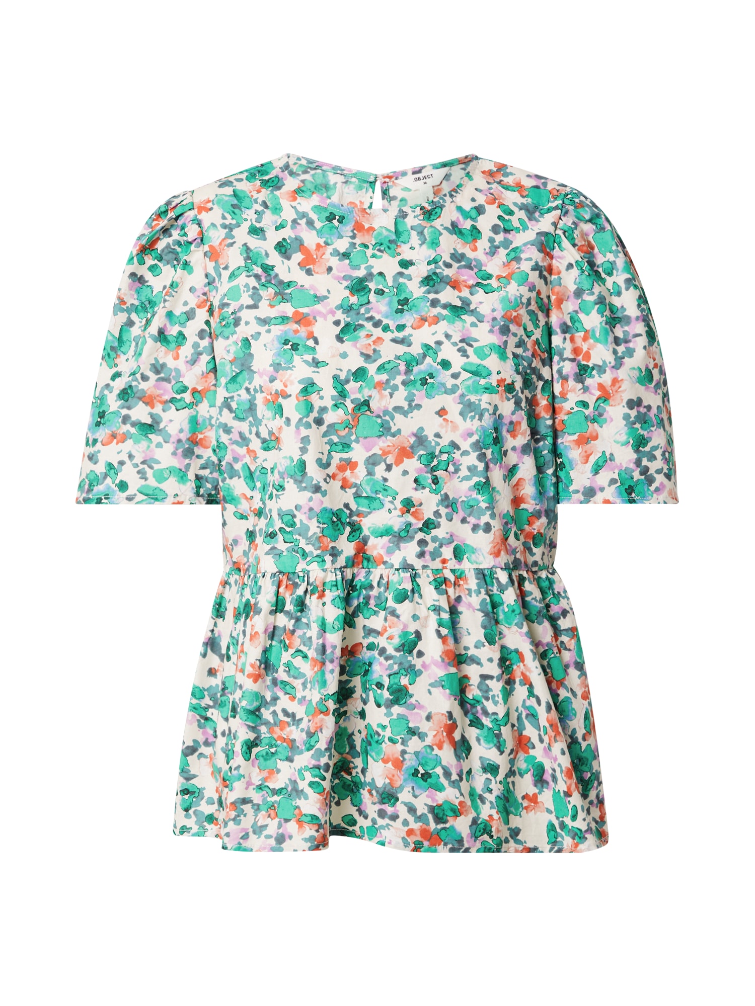 OBJECT Bluza  svetlo bež / žad / mešane barve