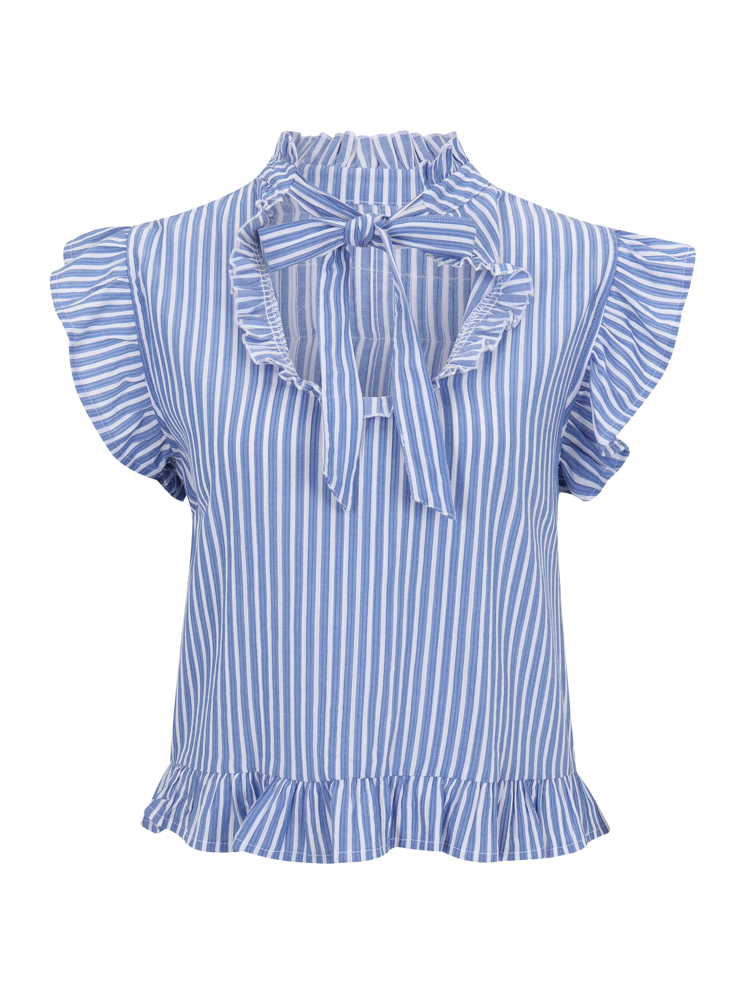 OBJECT Petite Bluza 'HONDA'  marine / bela